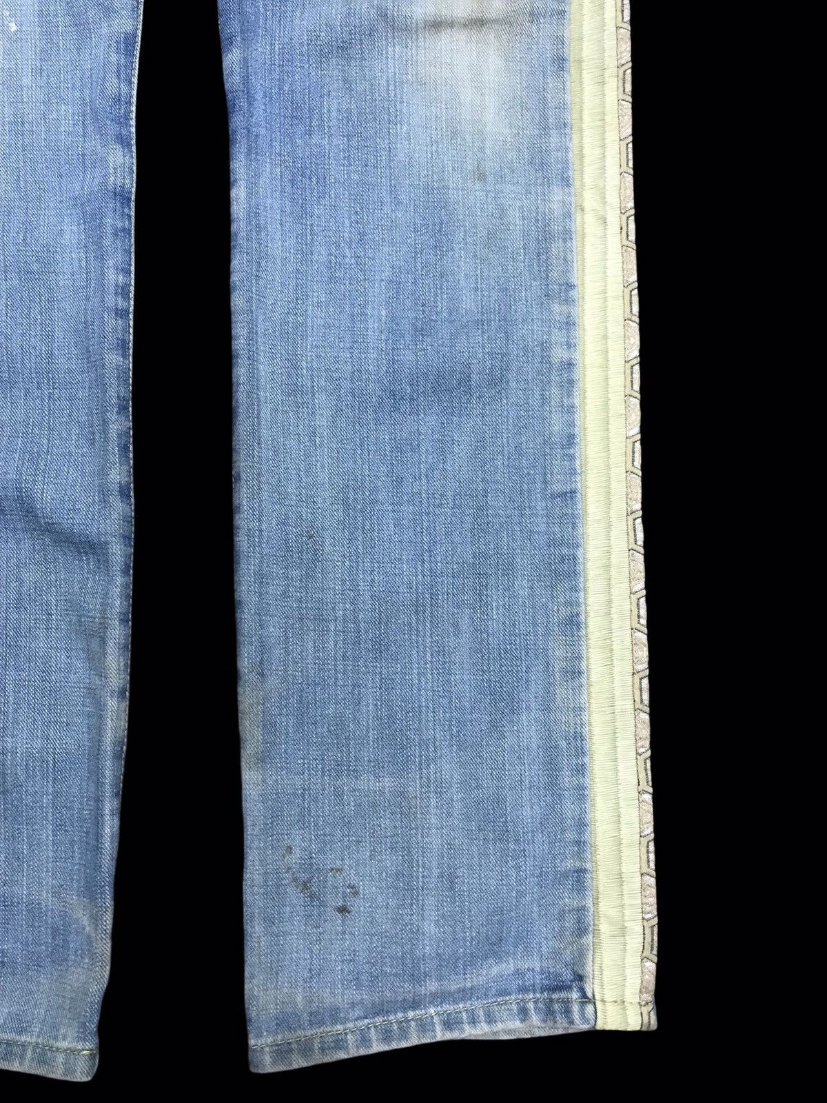 Designer 💥ARCHIVAL💥VERY RARE GEMSTONE TWO TONES BUSH DENIM F386 Size US 31 - 9 Thumbnail