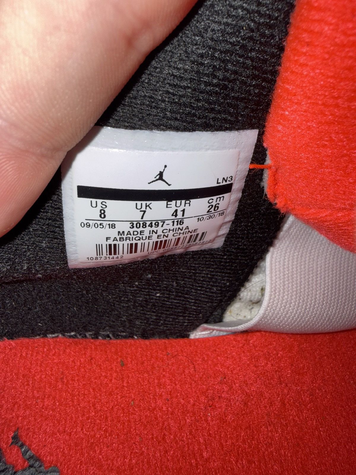 Jordan Brand Jordan retro 4 flight nostalga sz 8 flawed Size US 8 / EU 41 - 6 Thumbnail