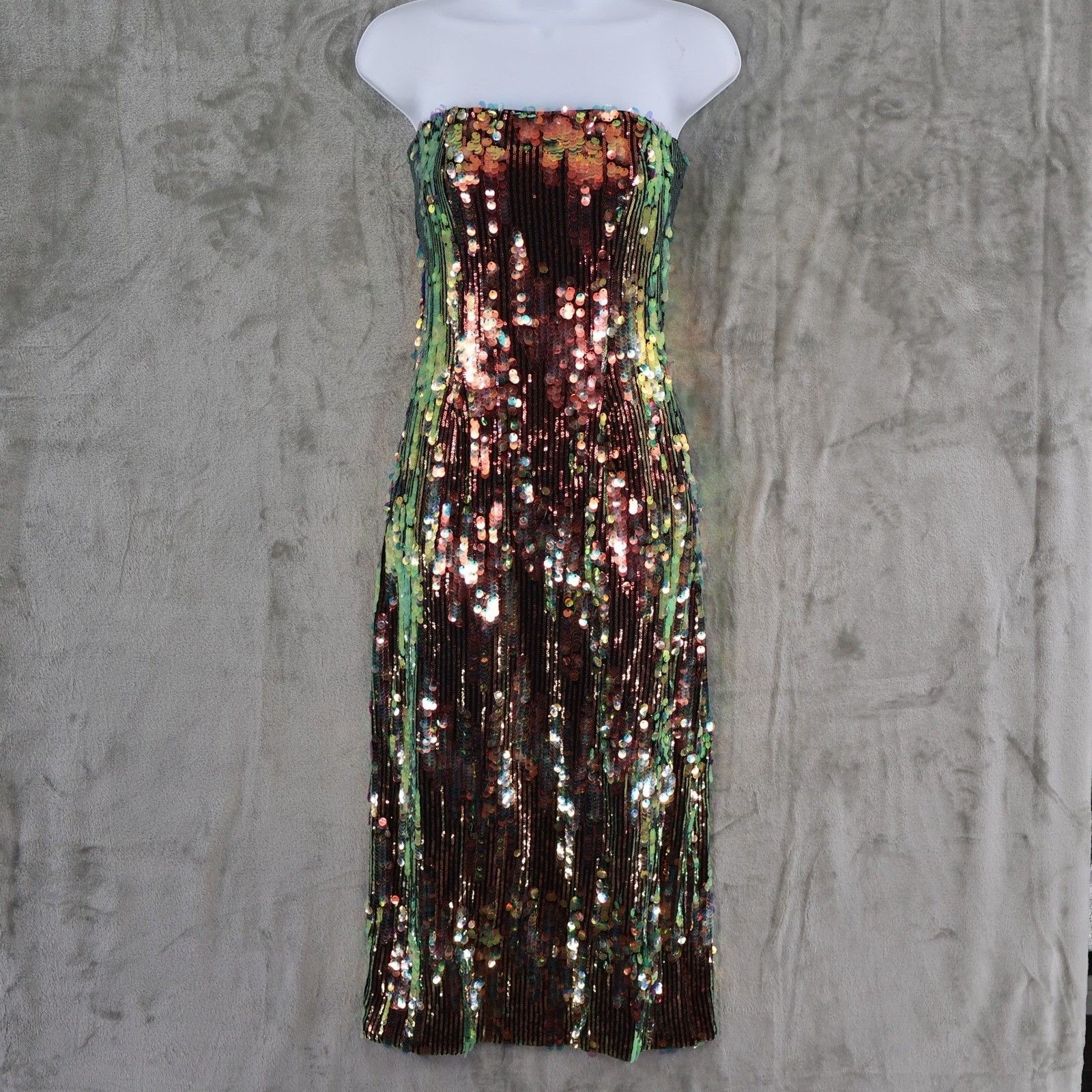 Ramy Brook Ramy Brook Oz Embellished Midi Dress Womens 4 Multi Formal Size S / US 4 / IT 40 - 1 Thumbnail