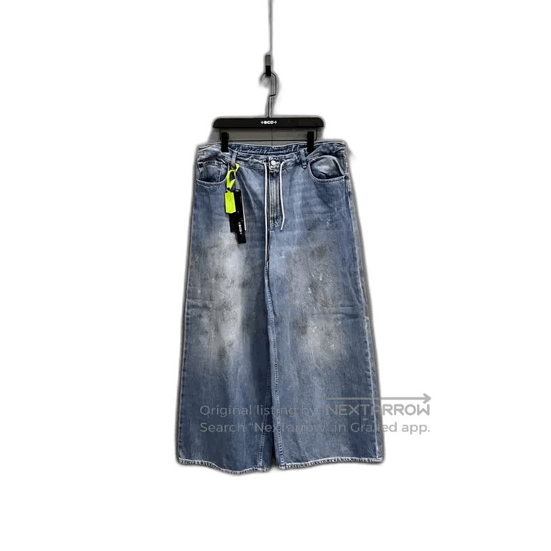 Maison Margiela Maison Margiela Wide Leg Denim Pants. Size US 42 / EU 58 - 1 Thumbnail