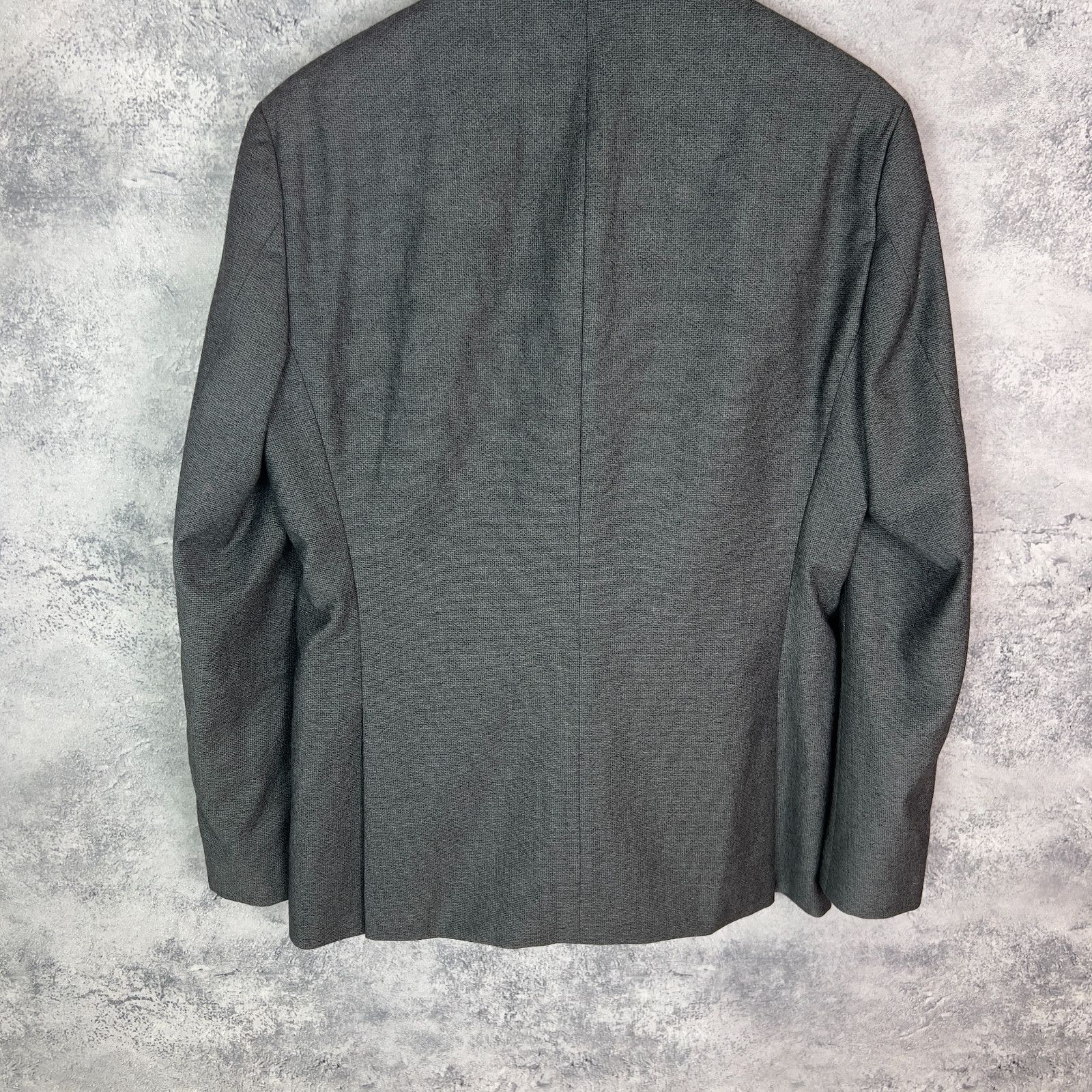 Hugo Boss Hugo Boss Men's Blazer Size US 38R Gray Cupro Long Sleeve` Size 38R - 6 Thumbnail