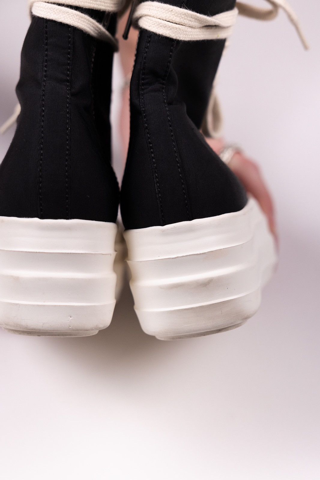 Rick Owens × Rick Owens Drkshdw Rick Owens DRKSHDW Platform High Top Sneakers Size US 5 / IT 35 - 11 Thumbnail
