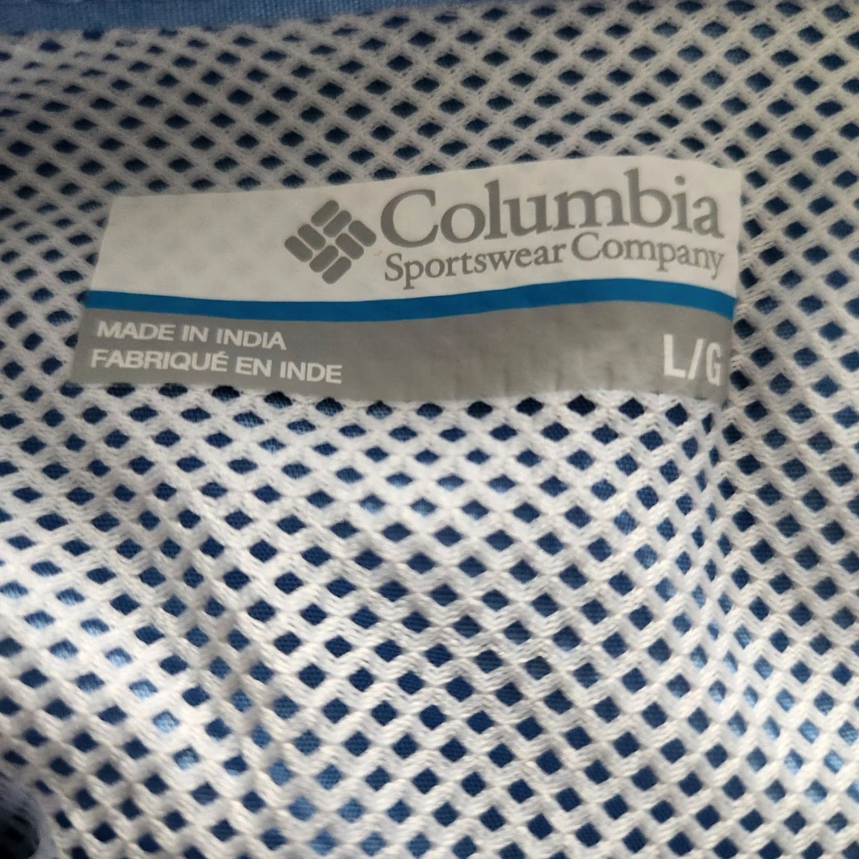 Vintage Columbia Shirt Mens Large PFG Omni-Shade Blue Performance Fishing Vented Pockets Size US L / EU 52-54 / 3 - 6 Thumbnail