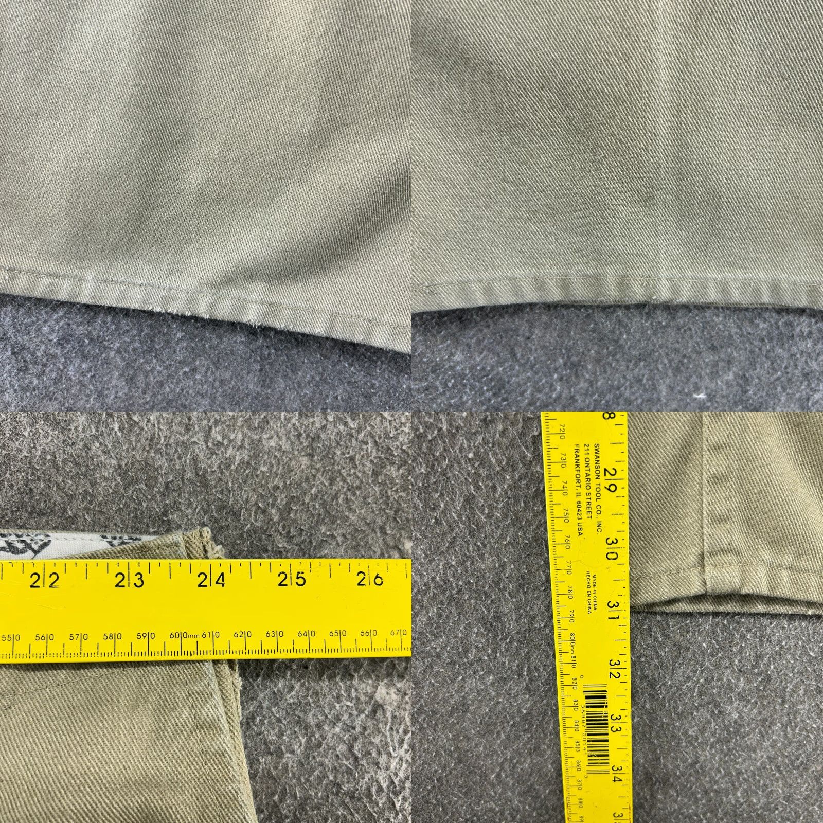 Ben Davis VINTAGE Ben Davis Pants Mens 48x31 Beige Straight Gorilla Cut Baggy Skater 90s Size US 32 / EU 48 - 8 Thumbnail