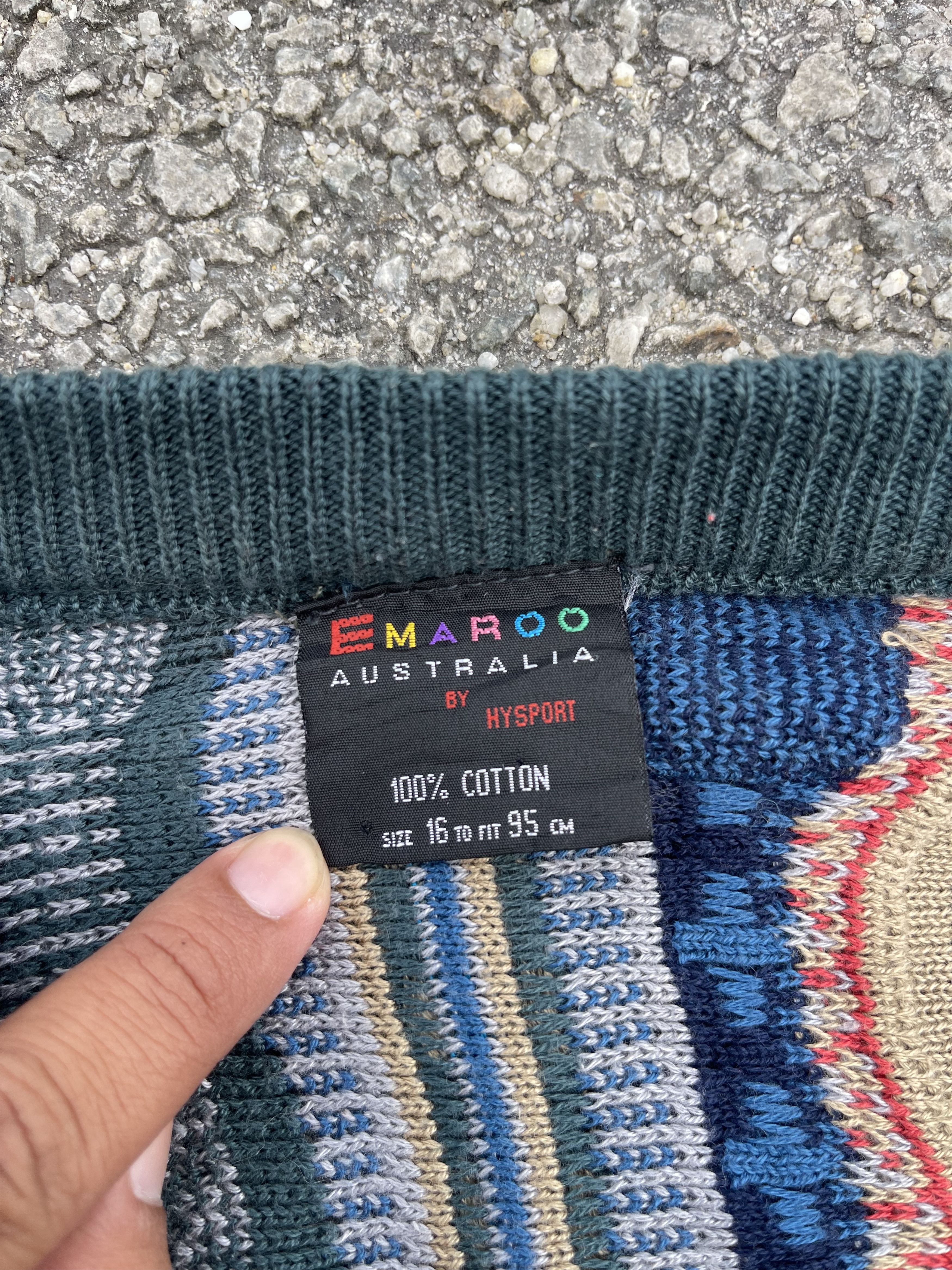 Vintage Coogi Style Jumper Pullover Knitwear Emaroo brand Size US L / EU 52-54 / 3 - 5 Thumbnail