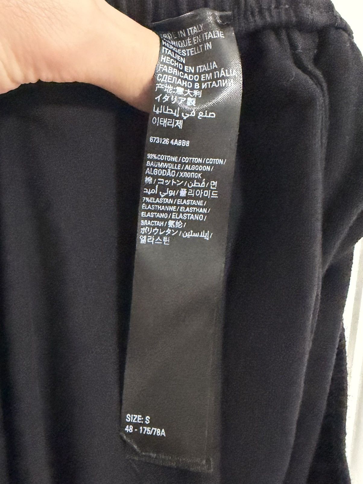 Balenciaga Rare Spa Logo Baggy Jersey Sweatpant [S] Size US 32 / EU 48 - 6 Thumbnail