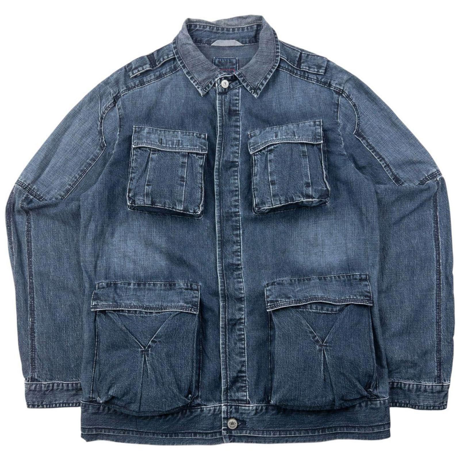 Marithe + Francois Girbaud Vintage 2000s Marithe + Francois Girbaud Denim Jacket Size M Size US L / EU 52-54 / 3 - 1 Thumbnail