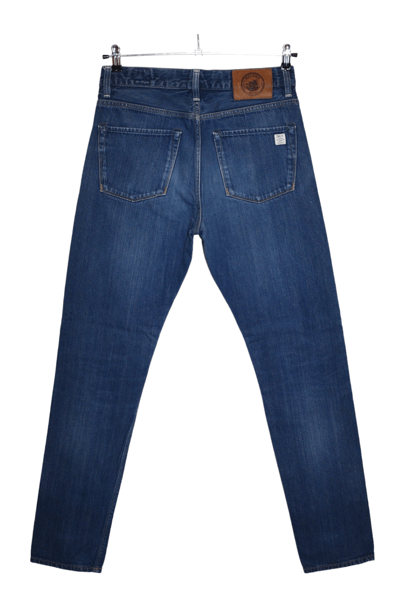 Blue Blue Japan IMjiT35020 803 F18 AGHI STRETTI 14oz selvedge natural indigo Size US 32 / EU 48 - 2 Thumbnail