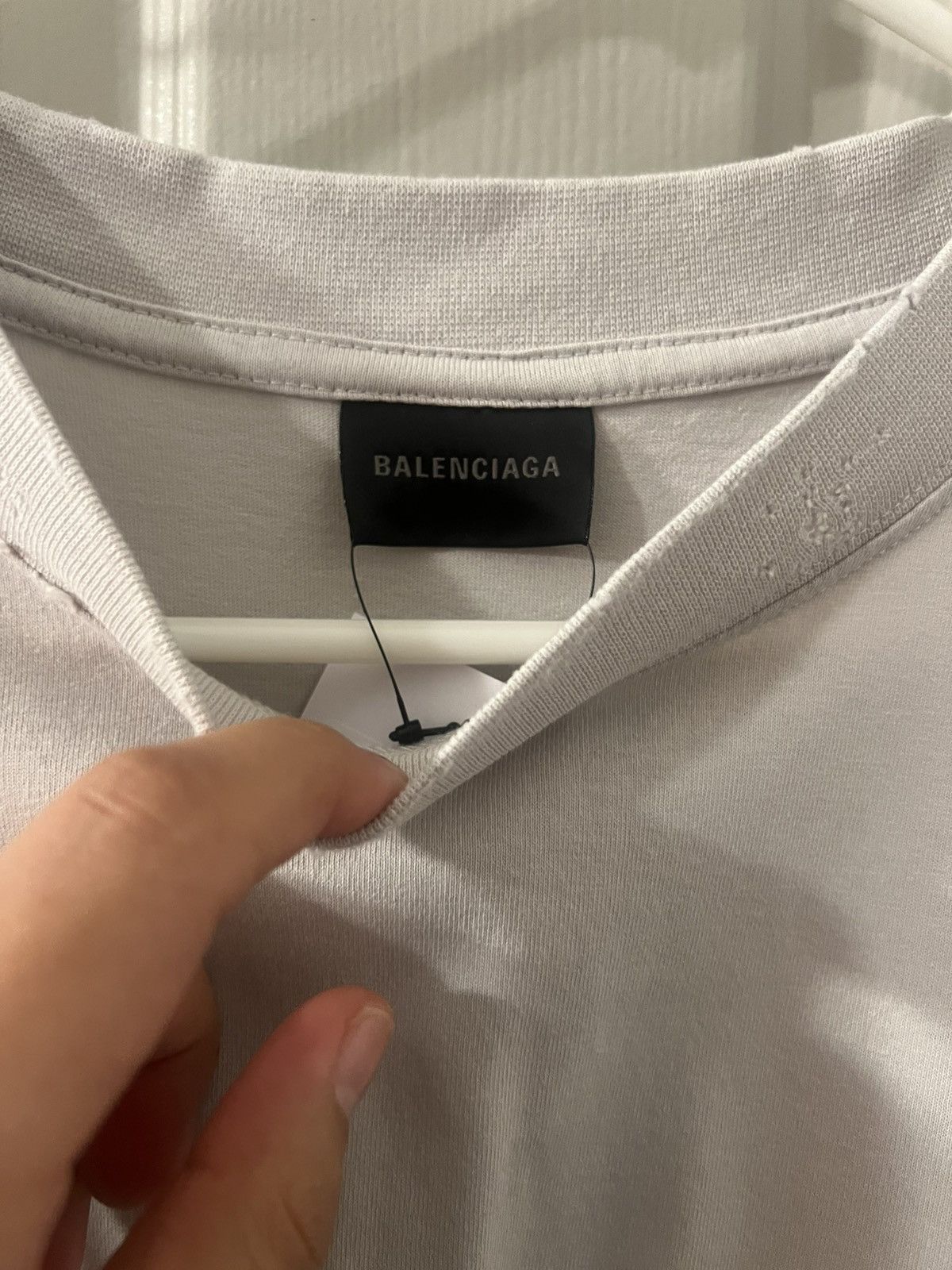 Balenciaga Balenciaga Distressed t-shirt Size US M / EU 48-50 / 2 - 4 Thumbnail