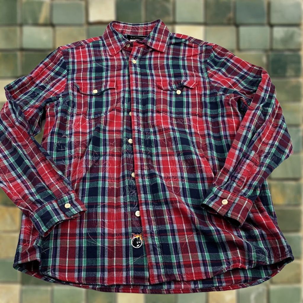 The Hundreds The Hundreds Shirt Large Mens Cotton Plaid Long Sleeve Button Front Casual Size US L / EU 52-54 / 3 - 1 Thumbnail