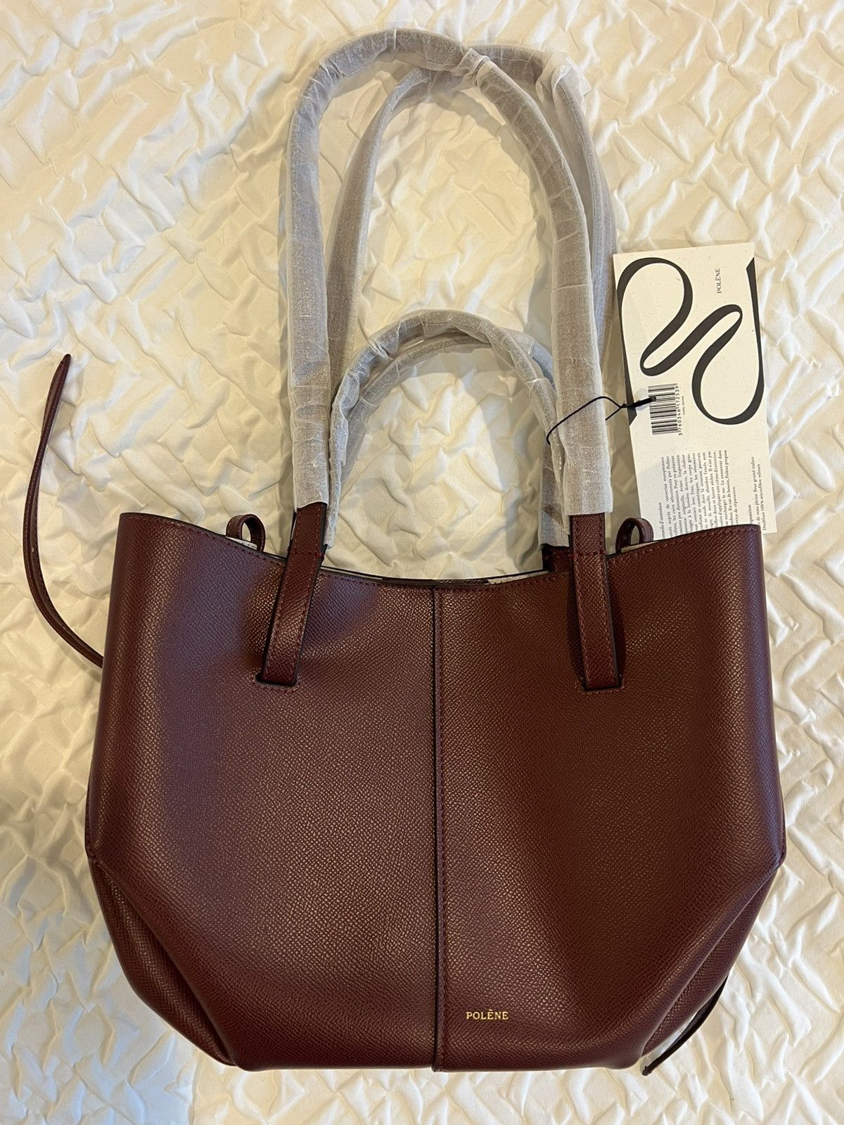 Polene Cyme Mini EDITION TEXTURED BLACK CHERRY Size ONE SIZE - 1 Thumbnail