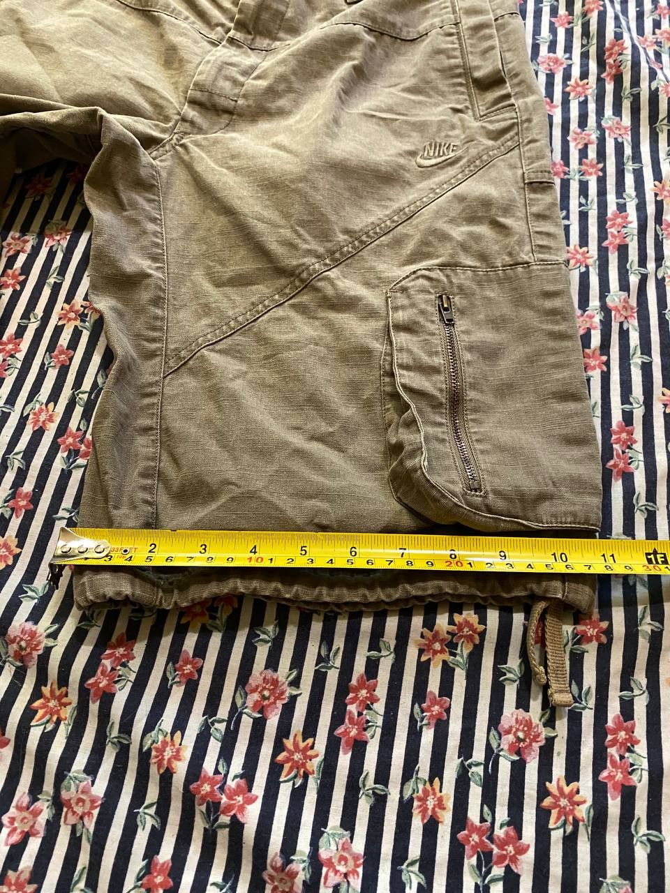 Nike Vintage denim shorts Y2K logo NIKE streetwear Size US 30 / EU 46 - 9 Thumbnail