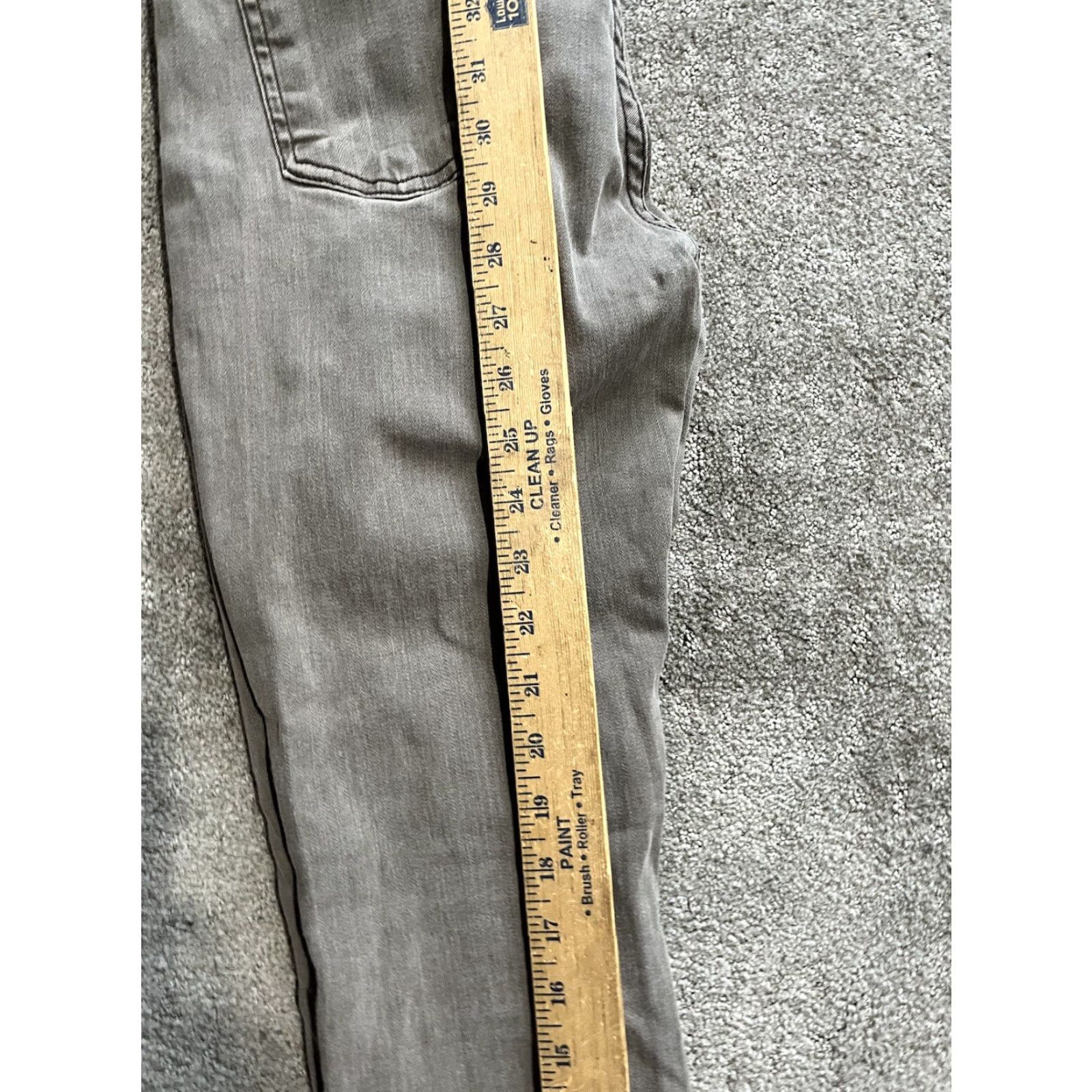 7 For All Mankind 7 For All Mankind Jeans Womens 30 Gray Ankle Skinny Stretch Denim Regular Size 30" / US 8 / IT 44 - 7 Thumbnail
