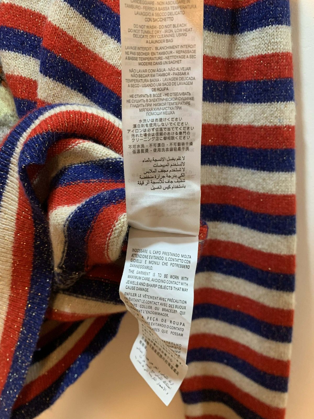 Gucci Gucci Striped Cashmere Knitwear Sweater Size L / US 10 / IT 46 - 7 Thumbnail
