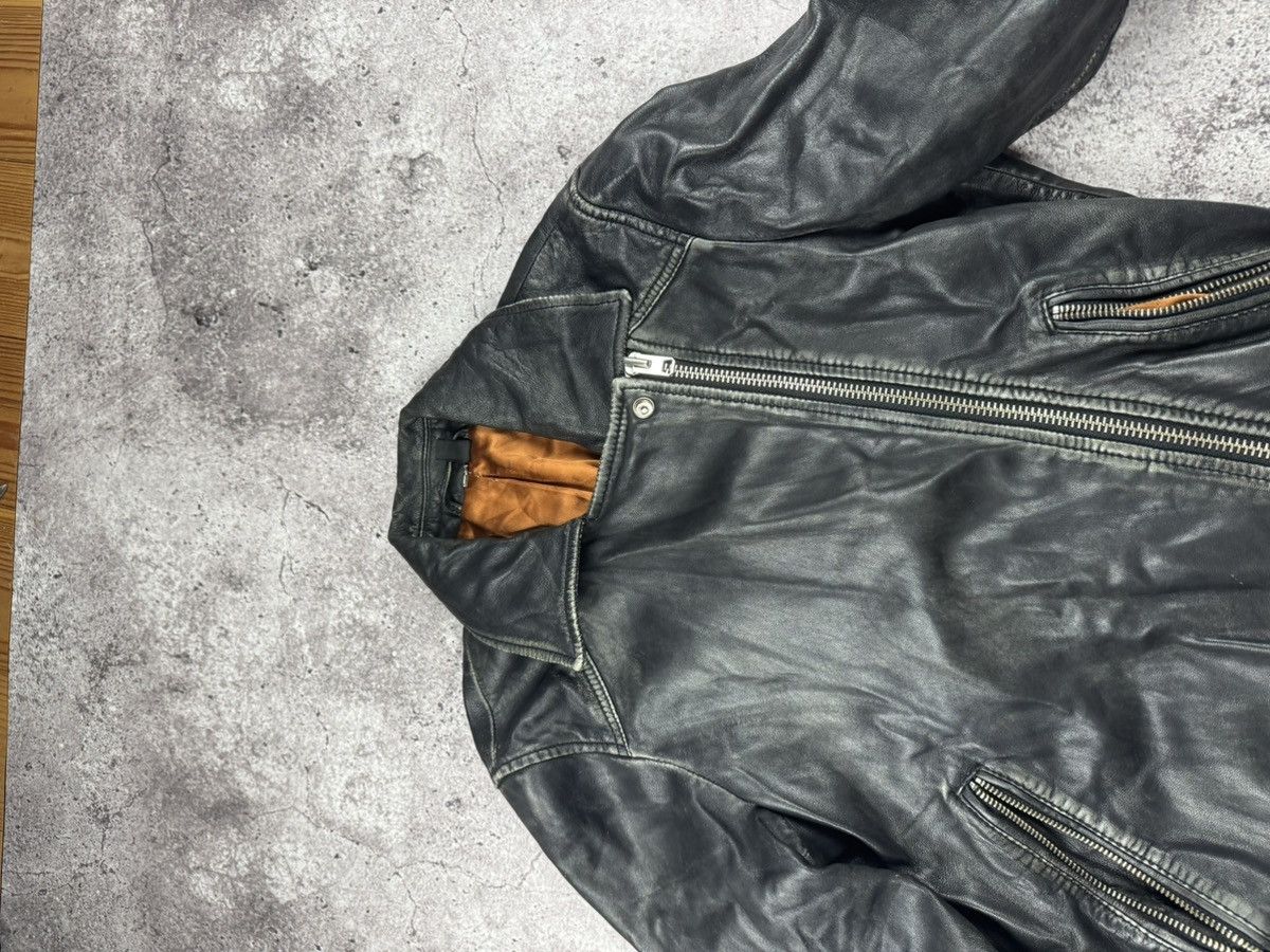 Hysteric Glamour Vintage y2k distressed leather opium avant garde jacket Size M / US 6-8 / IT 42-44 - 11 Thumbnail