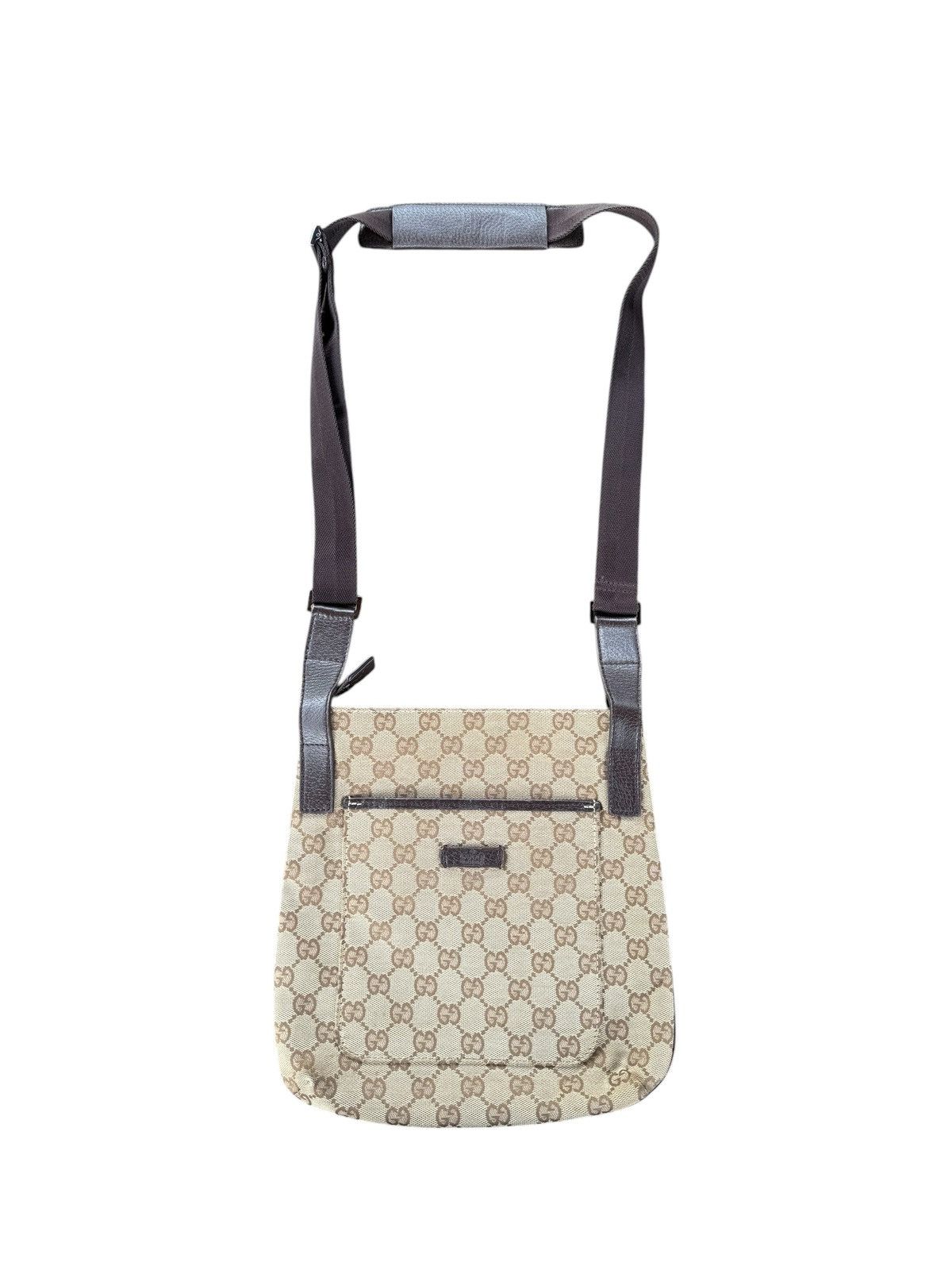 Authentic Gucci Crossbody Bag in Brown, Men's