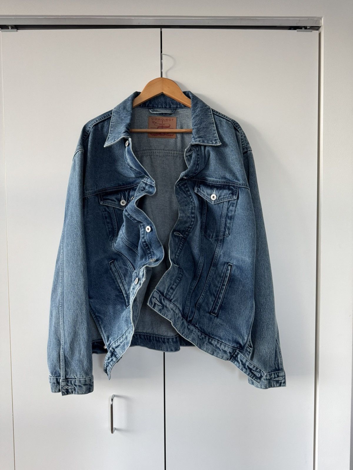 Y/Project FW22 Faded Wire Denim Jacket XL Size US XL / EU 56 / 4 - 9 Thumbnail