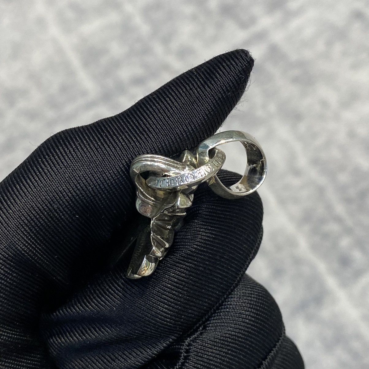 Chrome Hearts Chrome Hearts Attached Bale Cross Charm silver Size ONE SIZE - 12 Thumbnail