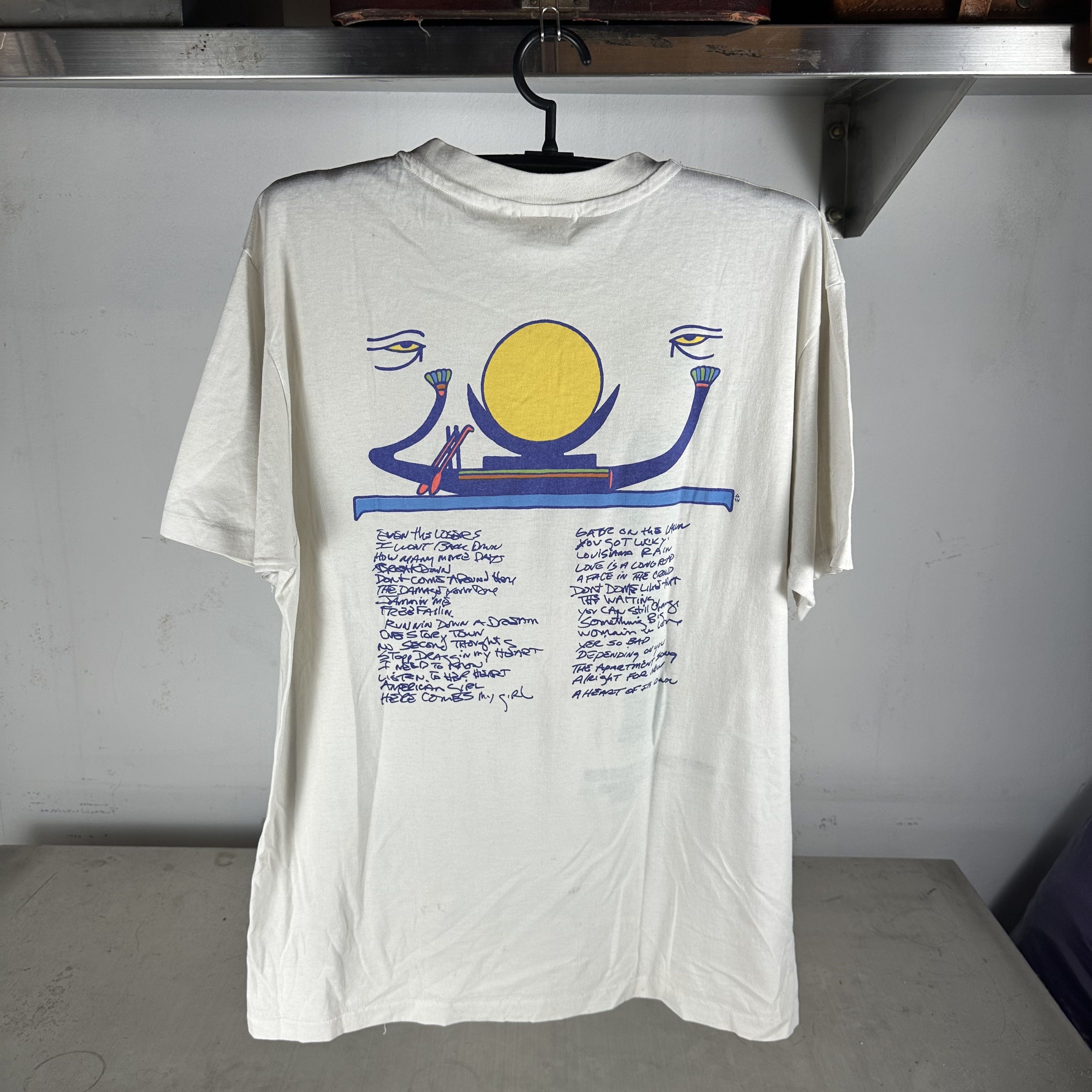 Vintage 1990 Tom Petty and The Heartbreakers Tour Concert T-shirt Size US XL / EU 56 / 4 - 3 Thumbnail