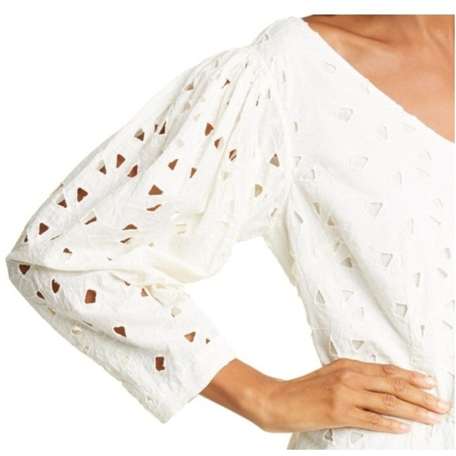 & Other Stories LA VIE REBECCA TAYLOR EMBROIDERED Cotton LinedSize S A001406 Size S / US 4 / IT 40 - 4 Thumbnail