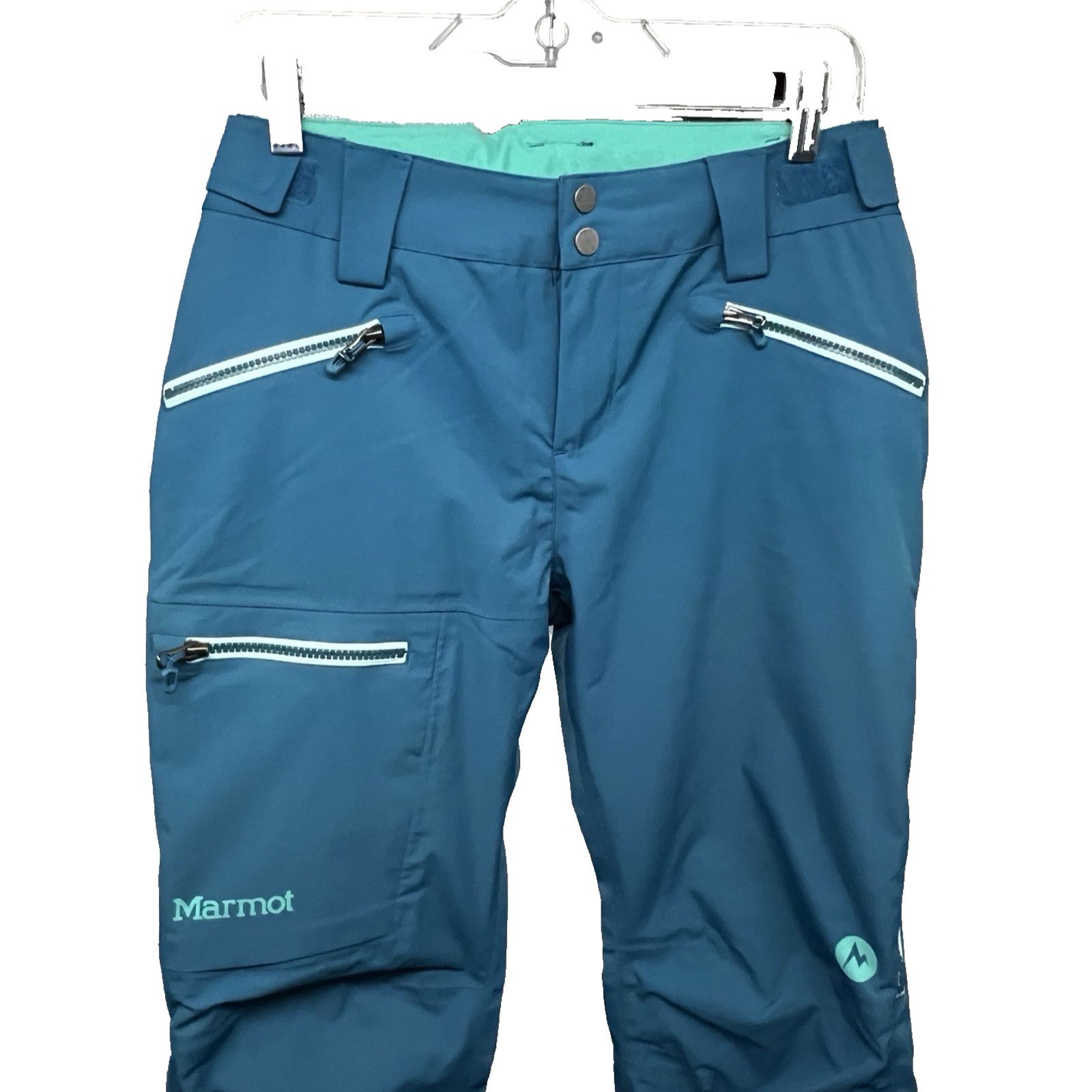 Marmot MARMOT Recco Ski Snowboard Lined Teal Pants 30x30 Pockets Size US 30 / EU 46 - 3 Thumbnail