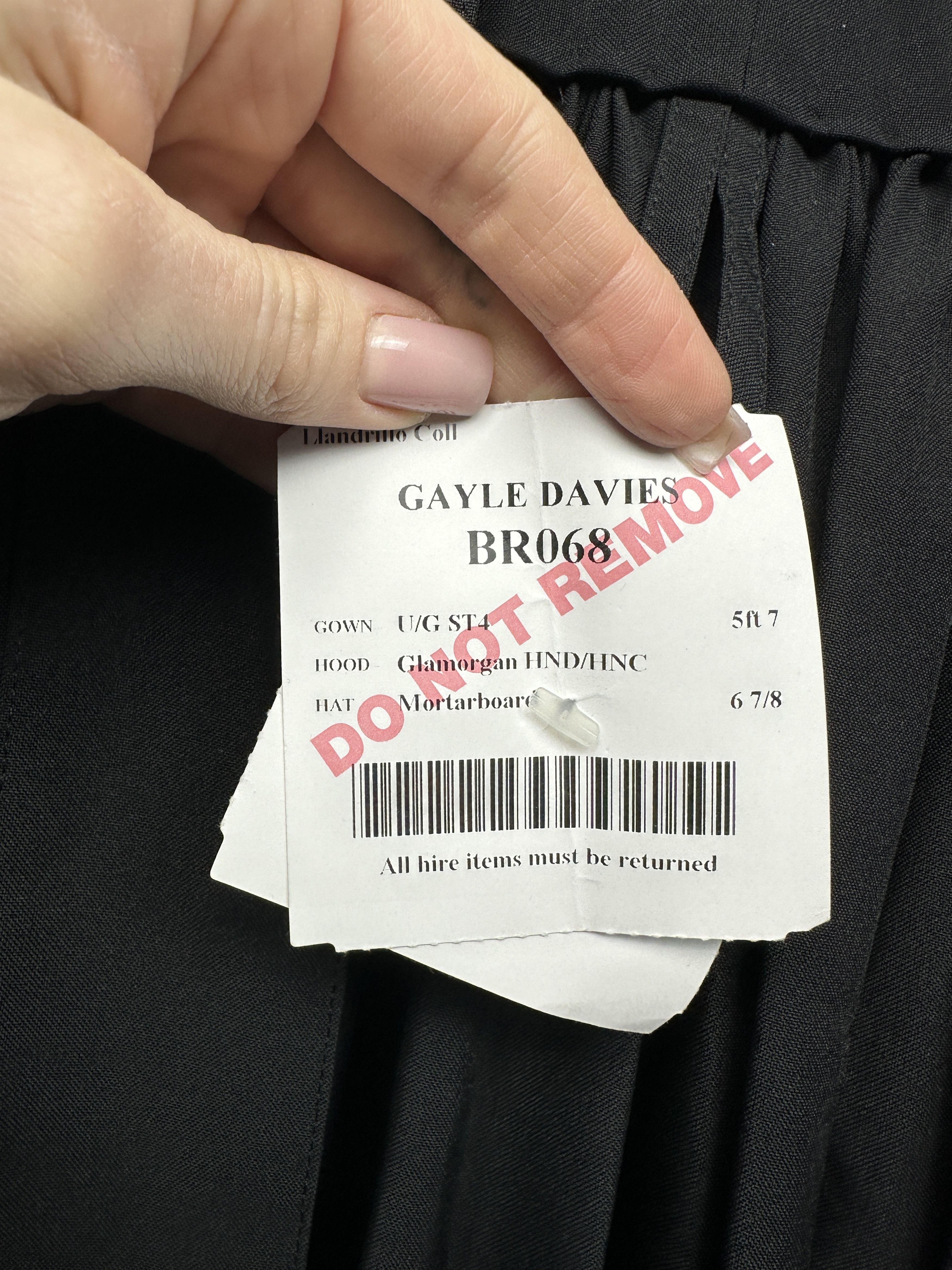 Vintage Ede & Ravenscroft Cambridge Academic Graduation Gown Size US L / EU 52-54 / 3 - 7 Thumbnail