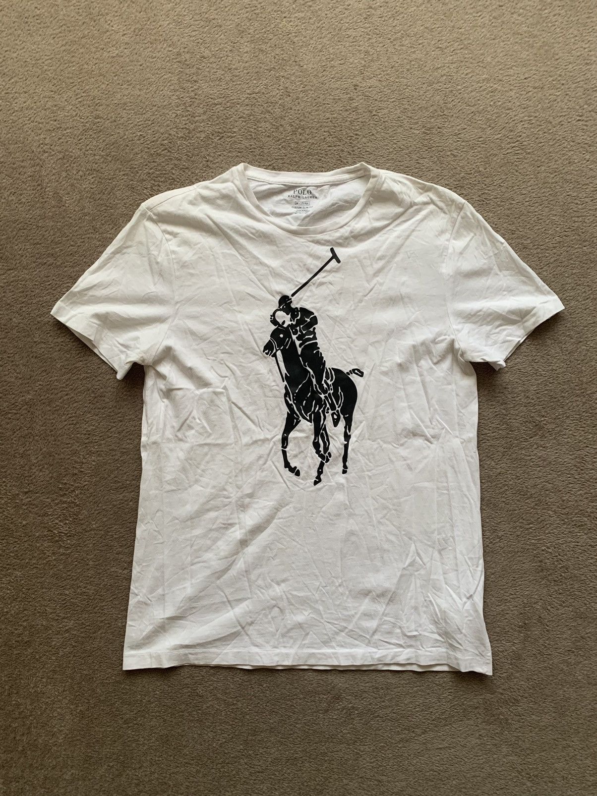 Polo Ralph Lauren × Ralph Lauren × Vintage Polo Ralph Lauren vintage Y2K Big Pony Rider tee Size US M / EU 48-50 / 2 - 1 Thumbnail