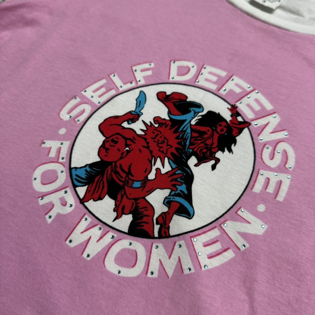 Custo Barcelona NEW Custo Barcelona Self Defense For Women T Shirt Size L / US 10 / IT 46 - 3 Thumbnail
