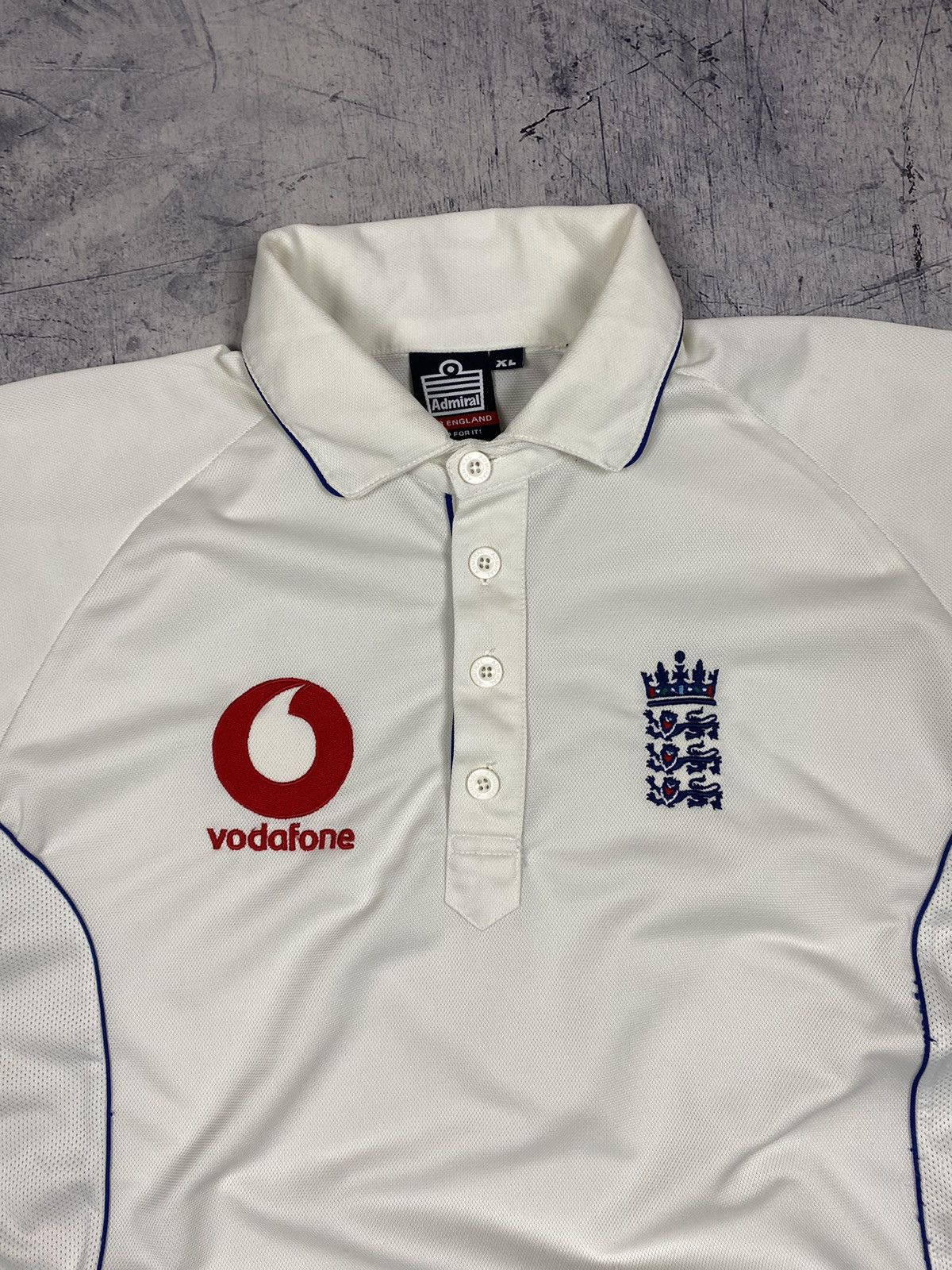 Vintage Vintage Admiral Vodafone Vaughan Cricket Jersey Size US XL / EU 56 / 4 - 7 Thumbnail