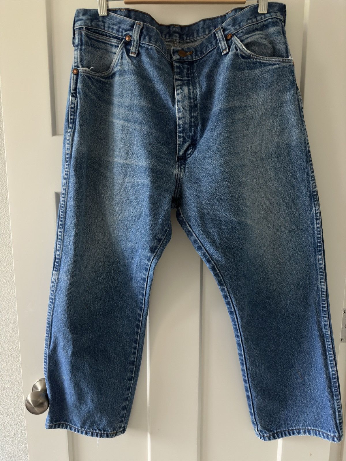 Wrangler Vintage Wrangler 13MWZ Jeans Size US 35 - 2 Thumbnail