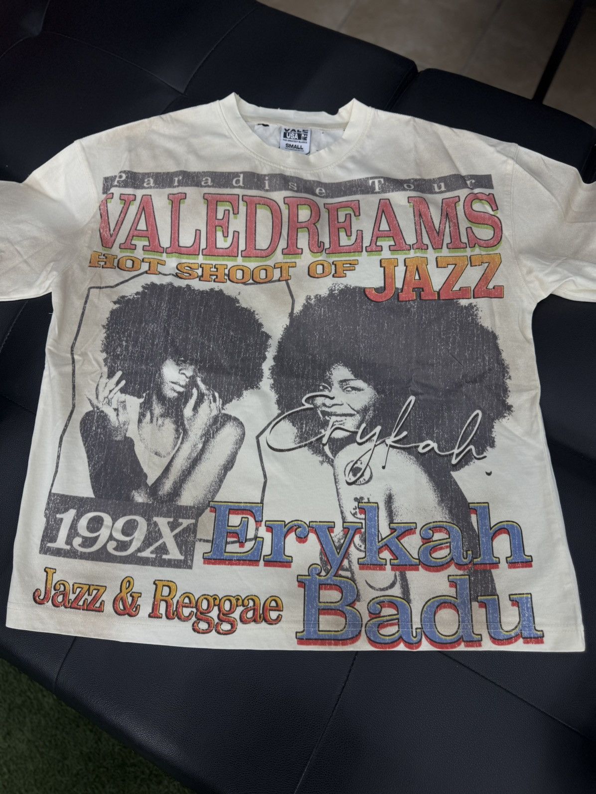 Vale Valley Jazz White Tee Shirt Size Small (NEW) Size US S / EU 44-46 / 1 - 2 Thumbnail
