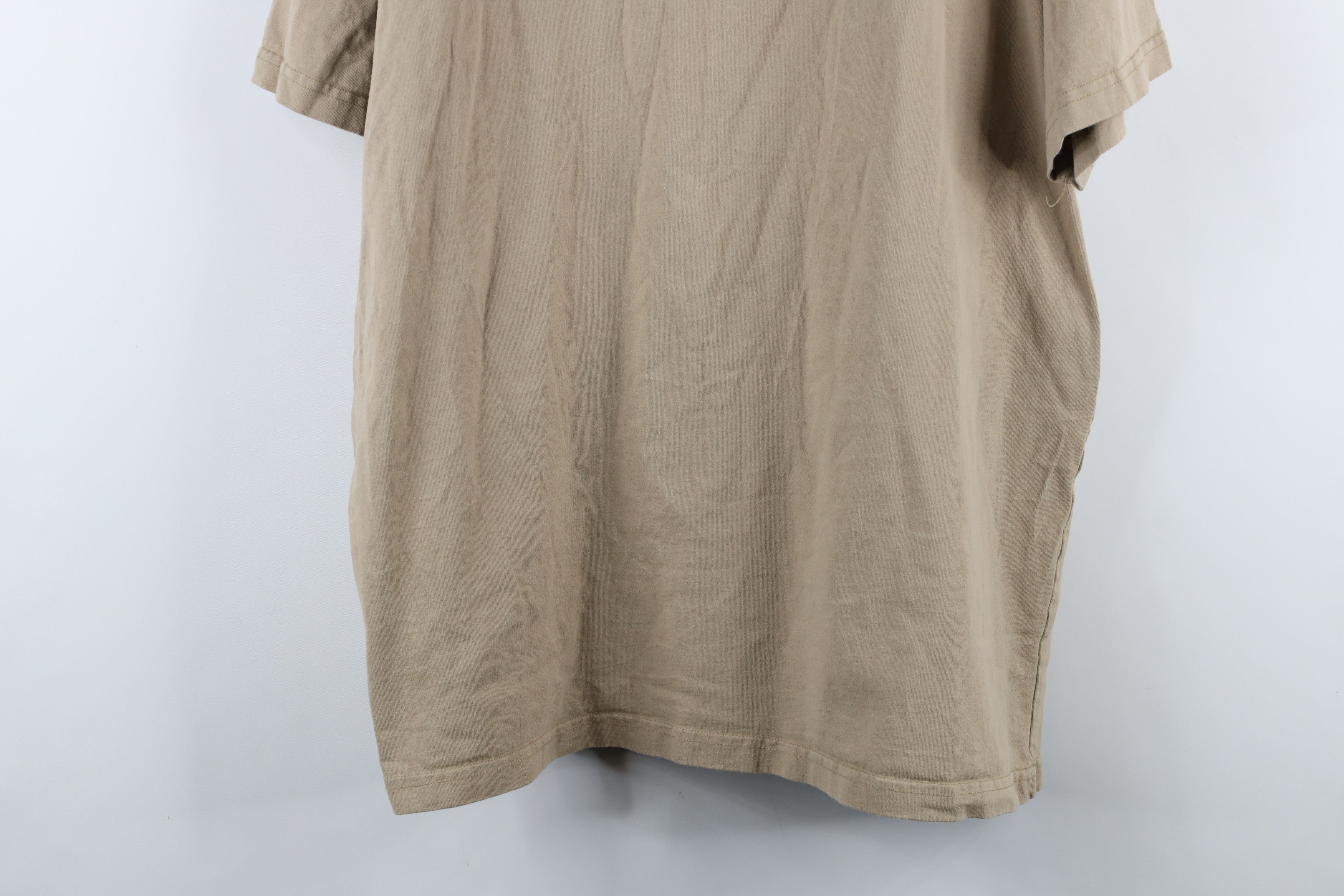 Dickies × Vintage Vintage Y2K Dickies Spell Short Sleeve Henley T-Shirt Beige Size US XL / EU 56 / 4 - 13 Thumbnail