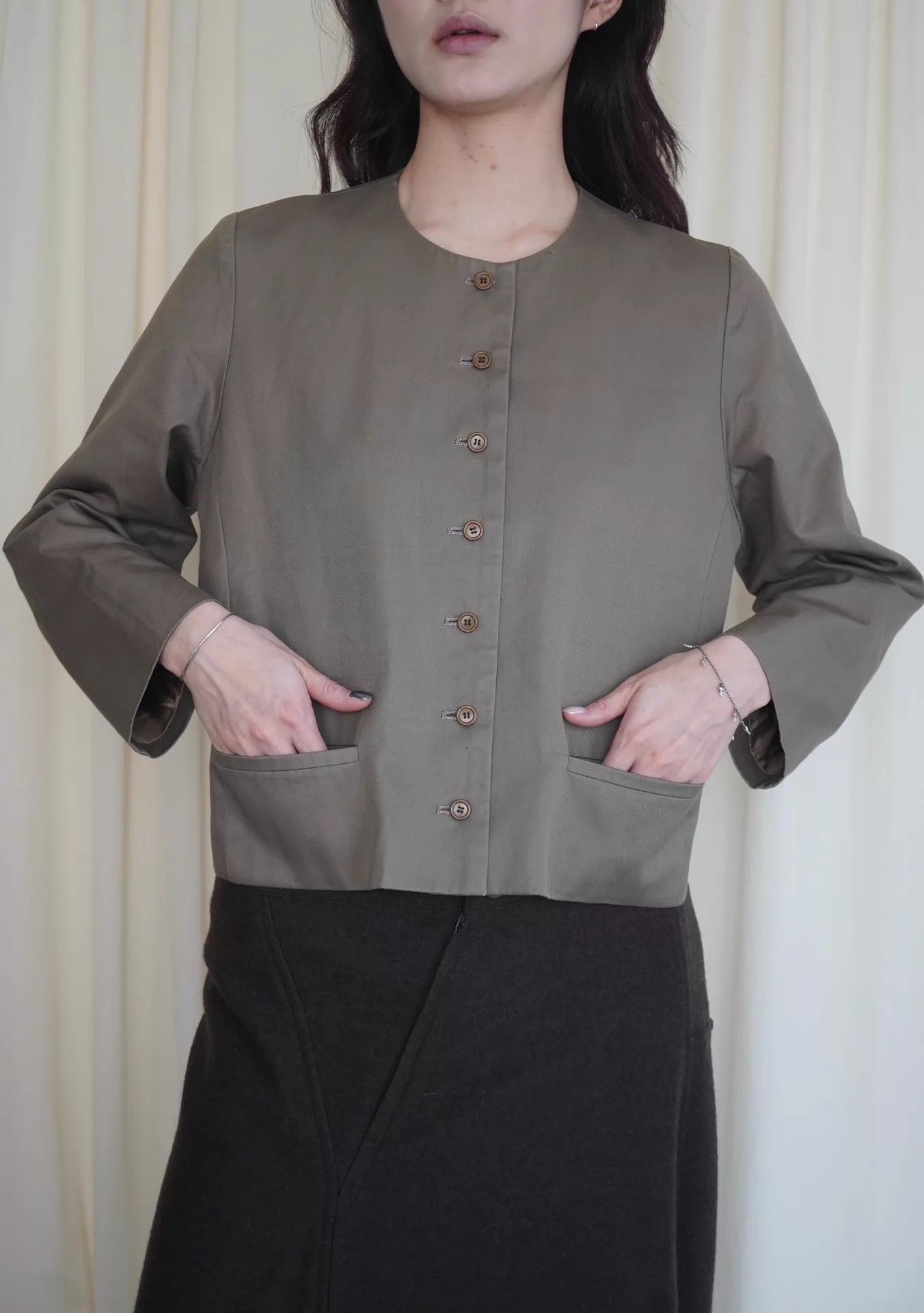 Kenzo Kenzo 80s Early Straight Cut Cotton Short Jacket M Size M / US 6-8 / IT 42-44 - 7 Thumbnail