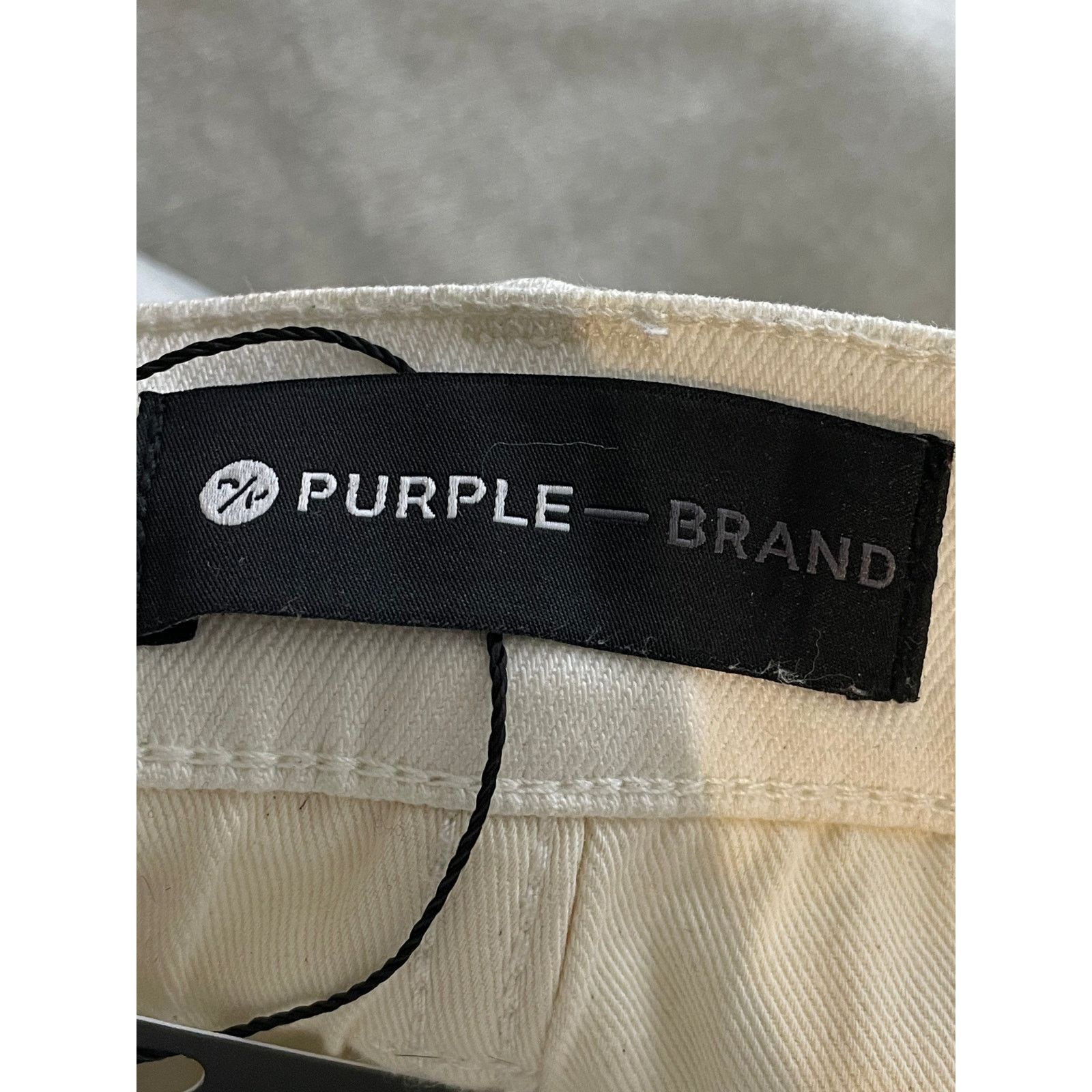 Purple Brand Purple Brand White & Grey Jeans Size US 30 / EU 46 - 3 Thumbnail