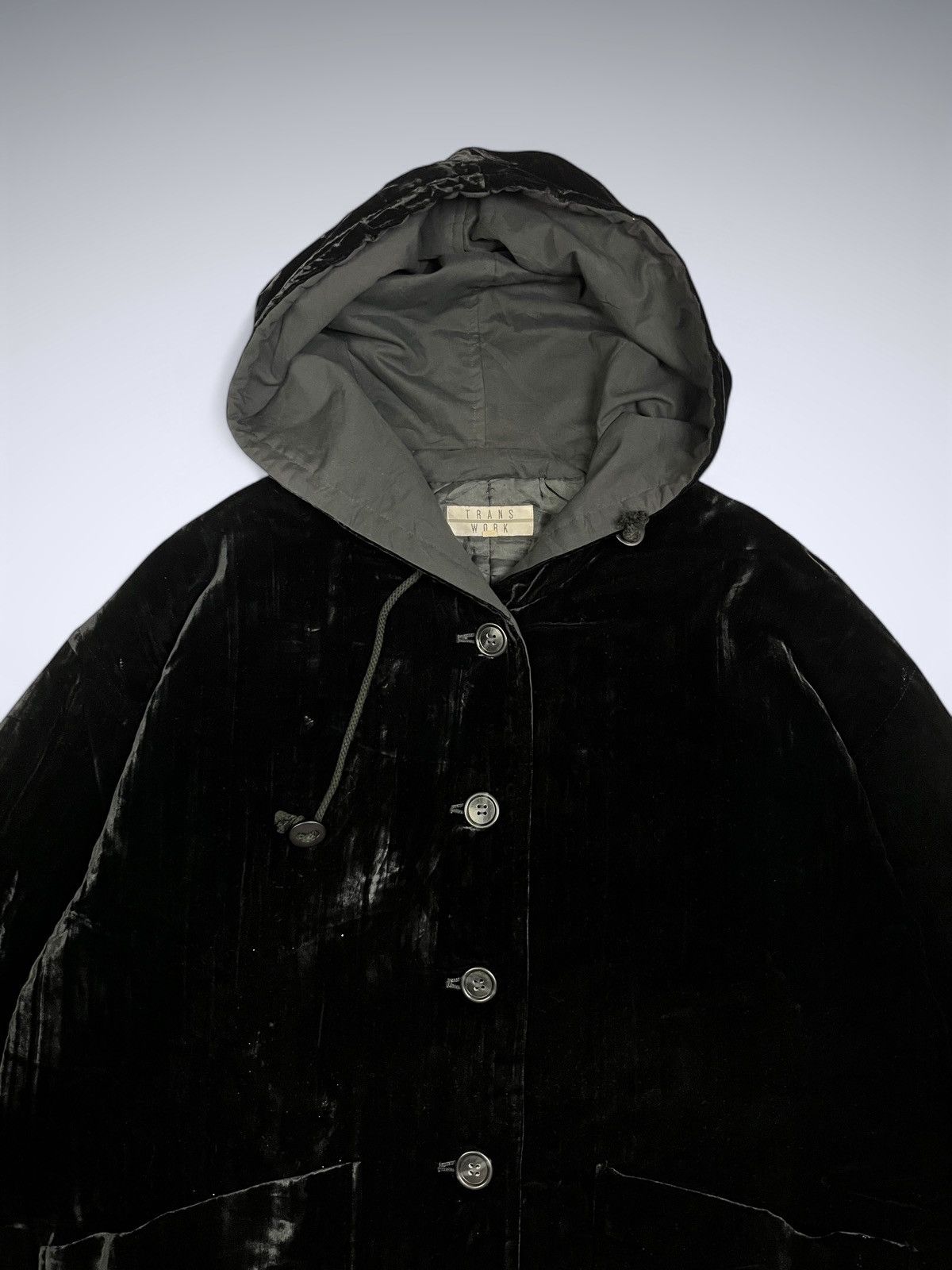 Velvet × Vintage 90s Trans Work Vintage Velvet Coat Size US XL / EU 56 / 4 - 5 Thumbnail