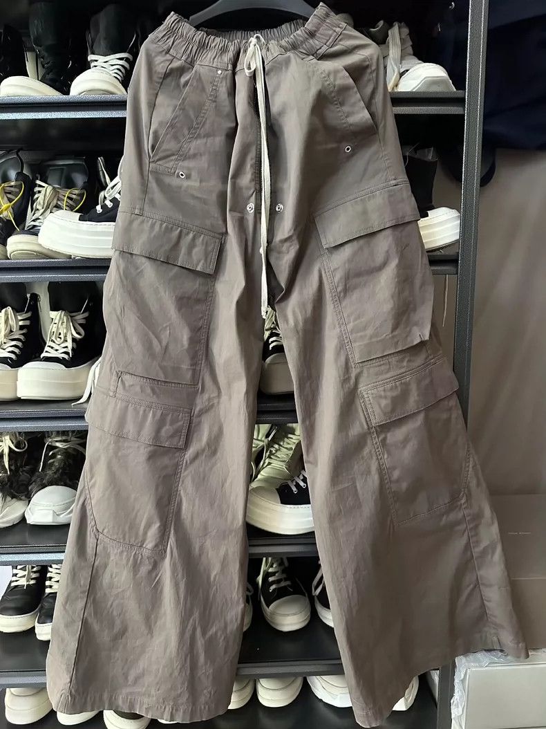 Rick Owens × Rick Owens Drkshdw Rick Owens Wide Flared Raver Punk