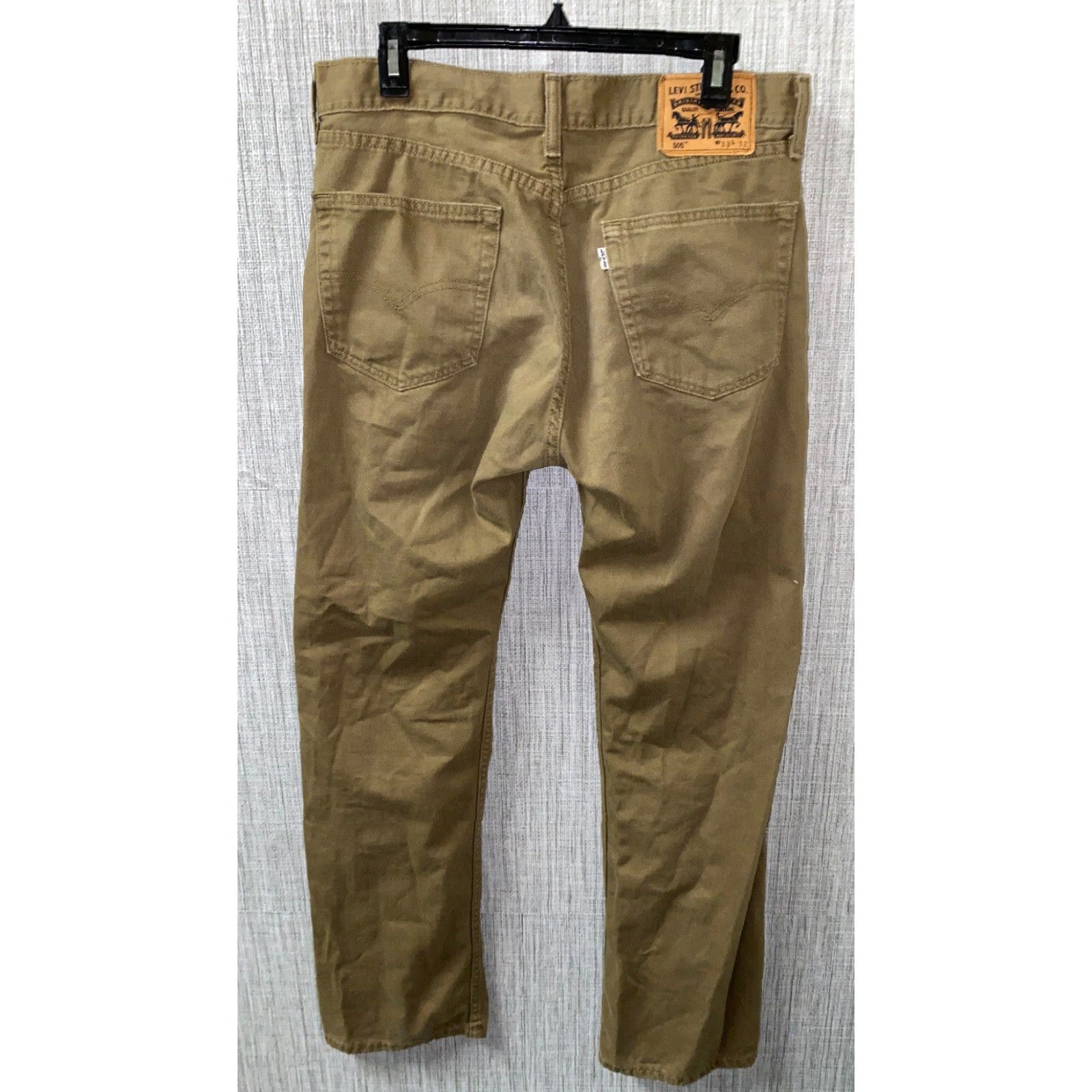 Levi's Levi’s Mens Casual Pants Brown Zip Fly 33 X 31 31 Inseam Flat Front Regular Size 33 Regular Mens Brown Levi’s Pants Size US 33 - 4 Thumbnail