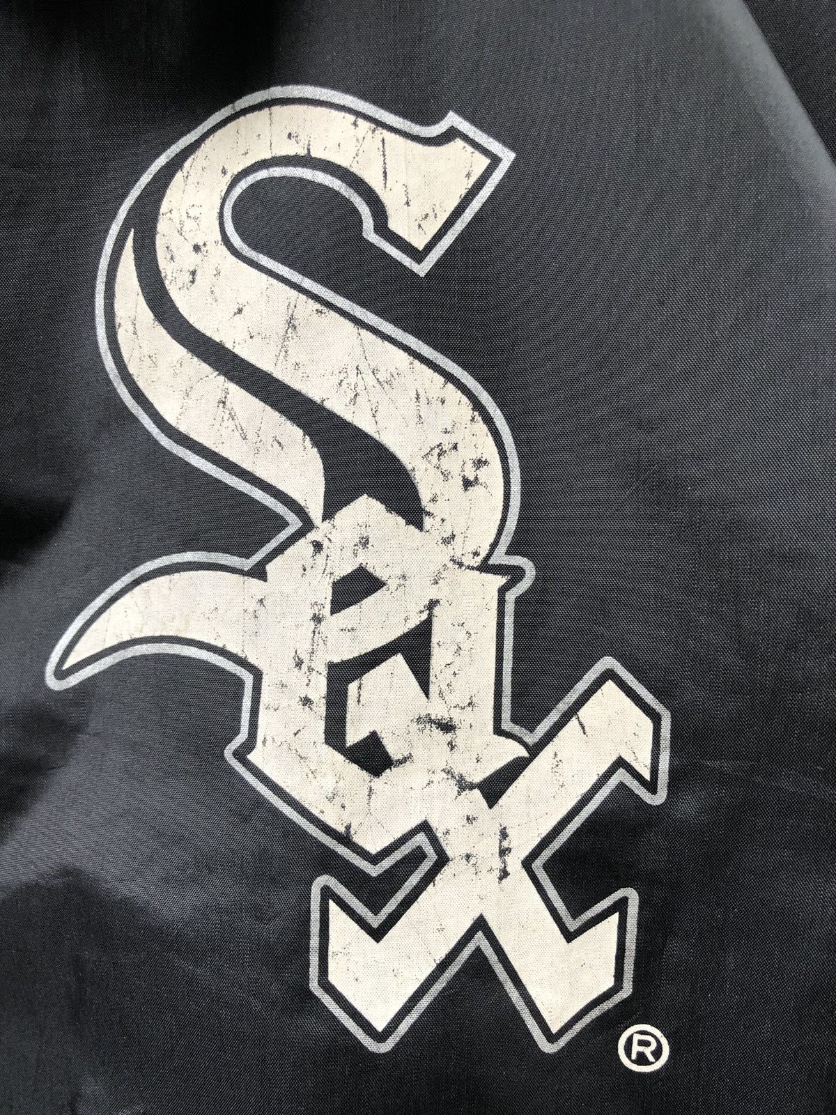 MLB Vintage 90s Starter MLB White Sox Thomas #35 Coach Jacket Size US L / EU 52-54 / 3 - 11 Thumbnail