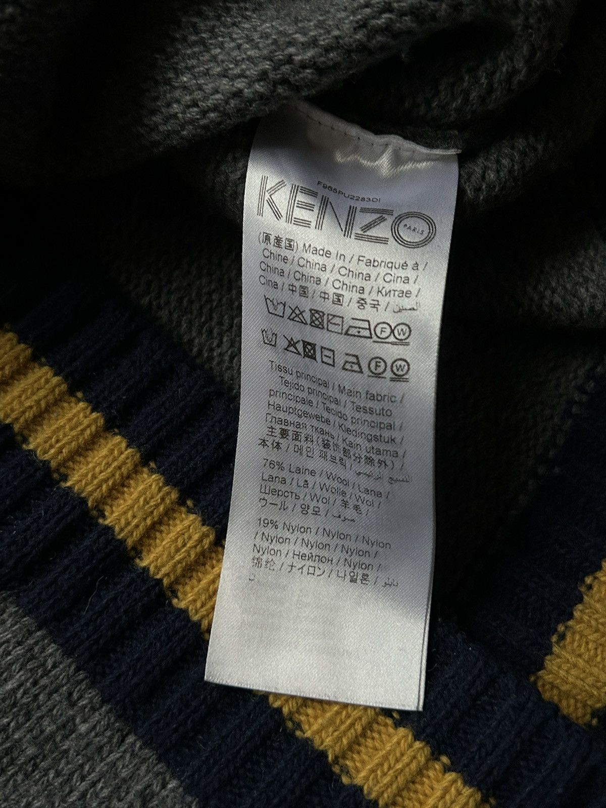 Kenzo × Vintage SWEATER KENZO 🔘 STREETWEAR 🔘 SIZE: L 🔘 RAR ITEM 🔘 Size US L / EU 52-54 / 3 - 8 Thumbnail