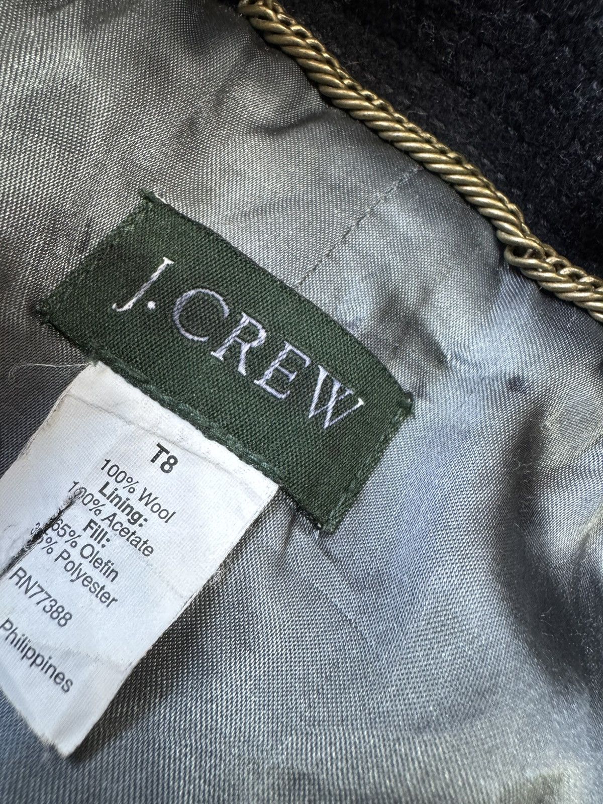 J.Crew J.Crew Thinsulate Inaulation Wool Pea Coat double breasted M Size M / US 6-8 / IT 42-44 - 10 Thumbnail