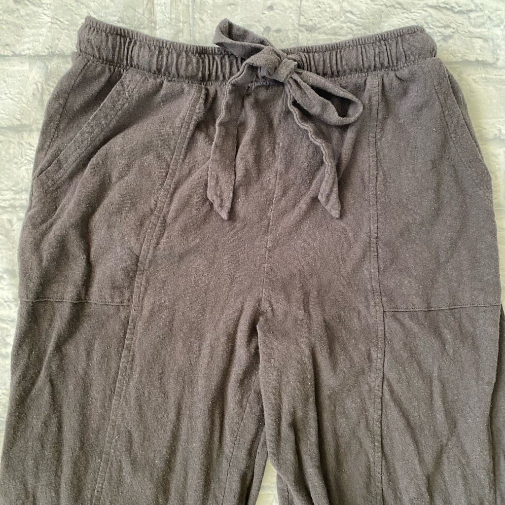 American Eagle Outfitters Aerie women S 100% cotton popcorn textured pull on joggers w Size 27" / US 4 / IT 40 - 3 Thumbnail
