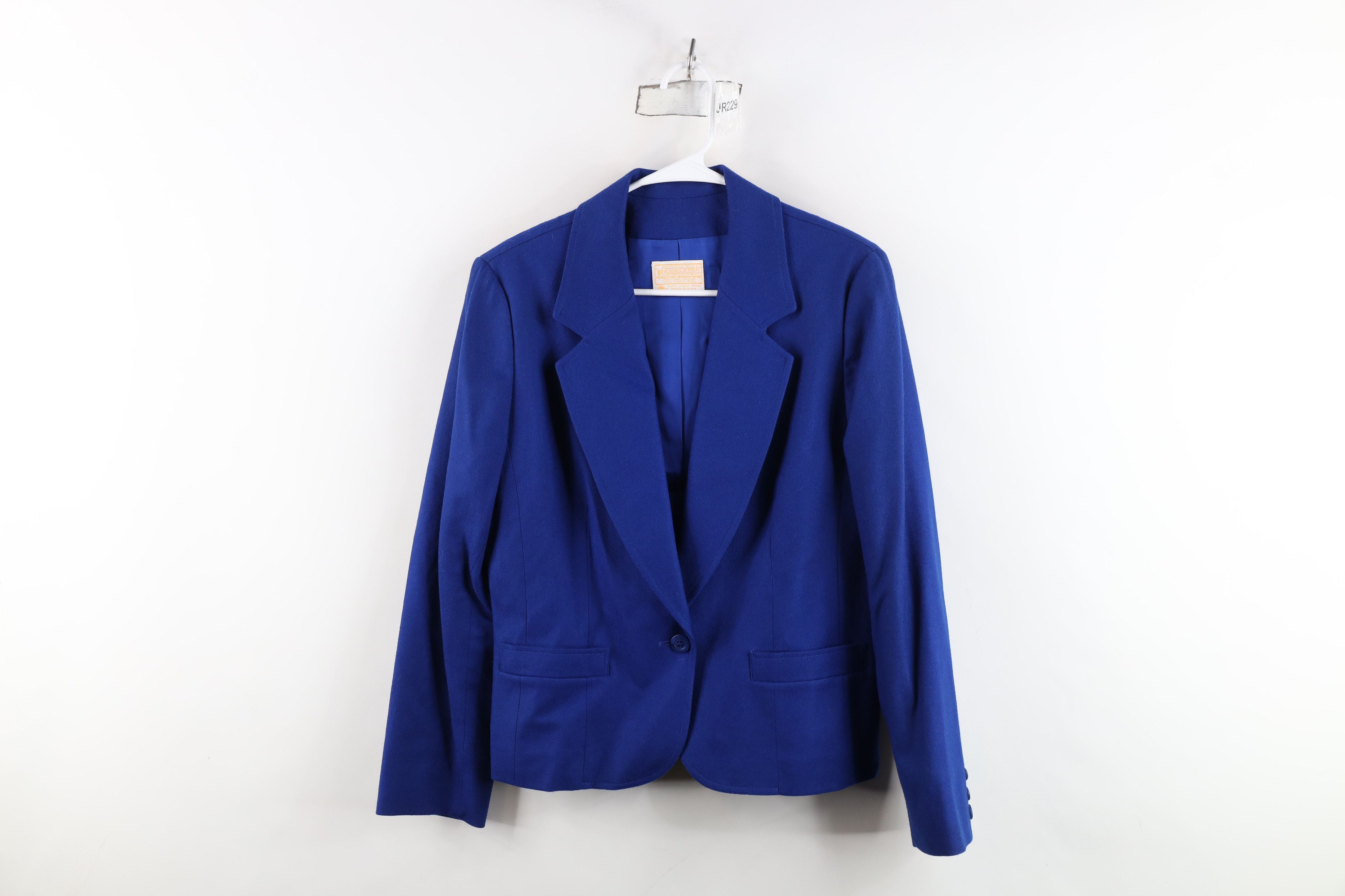 Pendleton Vintage 70s Pendleton Wool Suit Coat Blazer Jacket Blue USA Size XL / US 12-14 / IT 48-50 - 1 Thumbnail