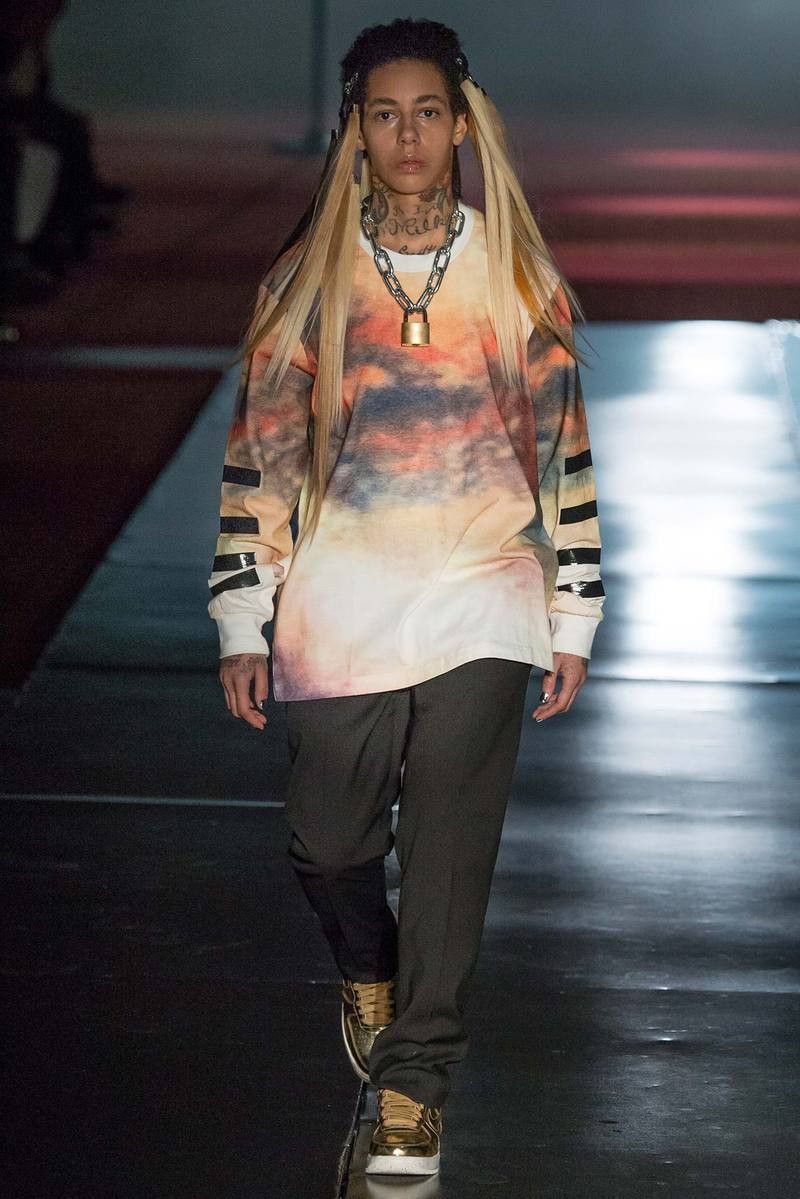 Hood By Air HBA FW14 69 printed tie dye long sleeve shirt Size US M / EU 48-50 / 2 - 9 Thumbnail