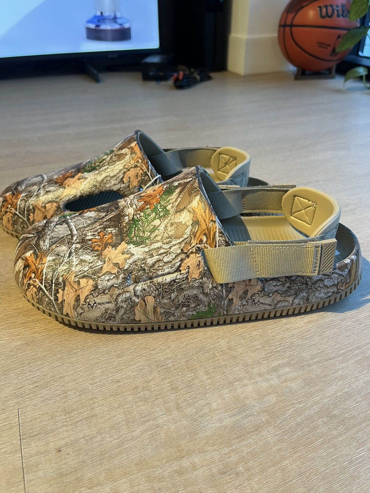 Nike x Real Tree Camo Slides S/10
