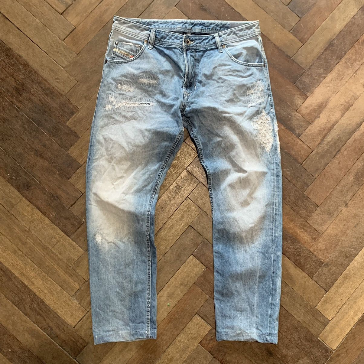 Other Vintage Diesel Jeans Distressed Faded Denim y2k Size US 32 / EU 48 - 4 Thumbnail
