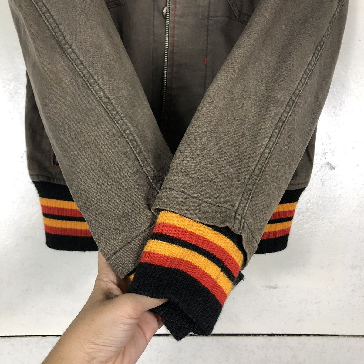 Japanese Brand VINTAGE BIKER WORK JACKET POWER TO THE PEOPLE BLACK LABEL Size US M / EU 48-50 / 2 - 15 Thumbnail