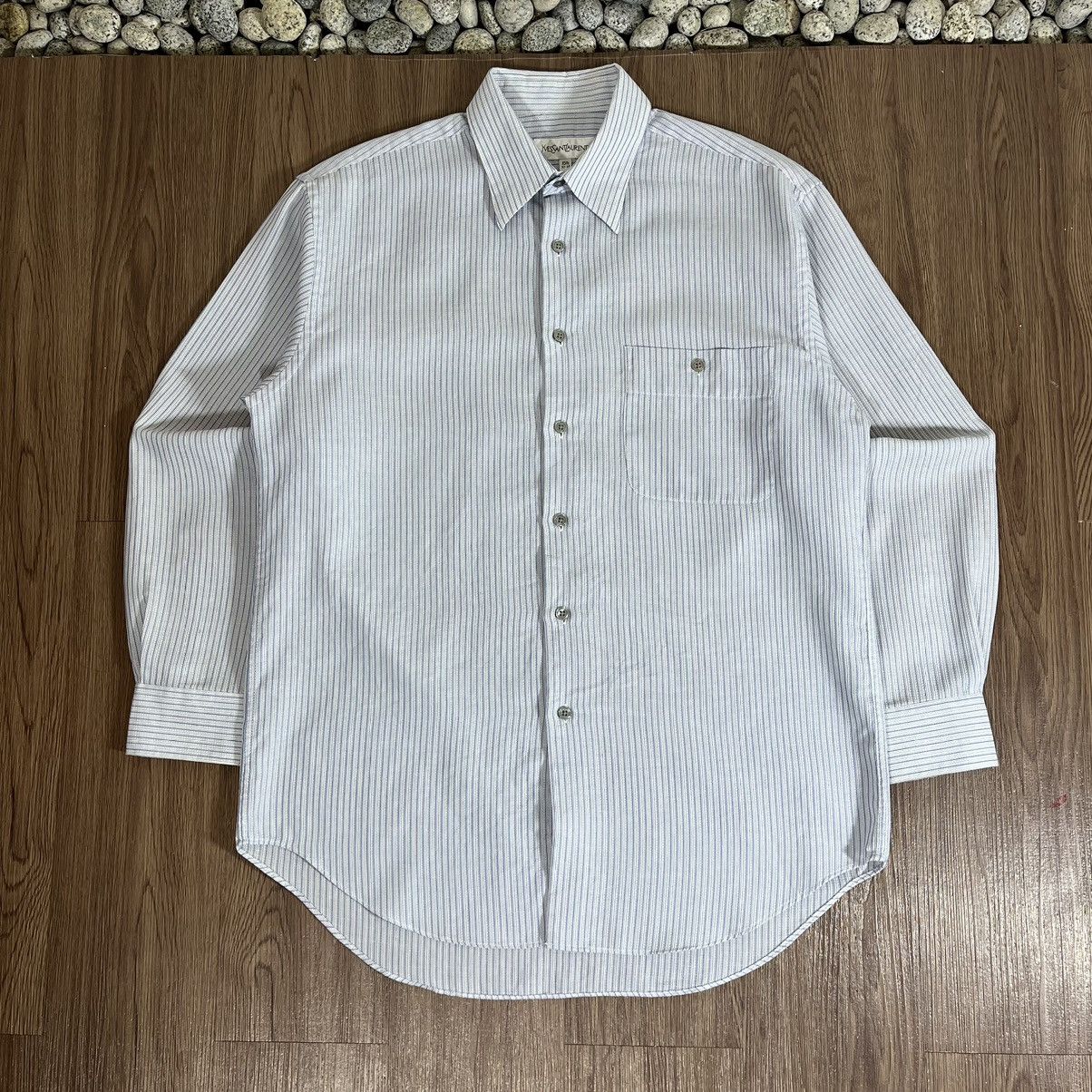Yves Saint Laurent Yves Saint Laurent Button Shirt Size US L / EU 52-54 / 3 - 1 Thumbnail