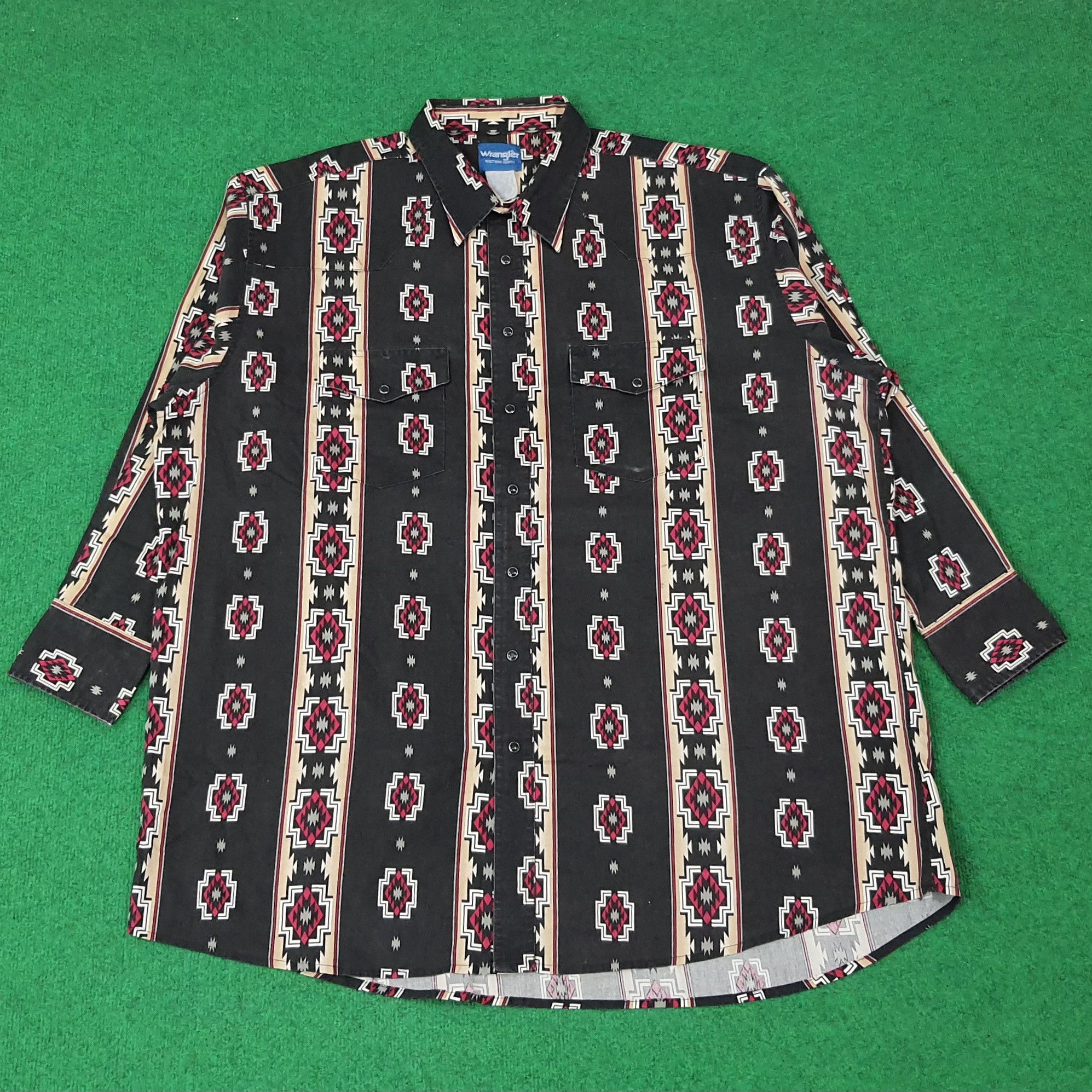 Wrangler Vintage Wrangler American Classic Button Up Shirt C223N5 Size US XXL / EU 58 / 5 - 1 Thumbnail