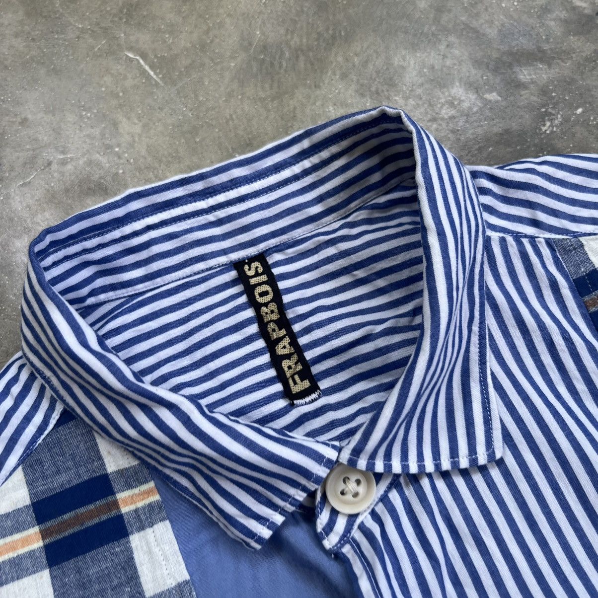 Issey Miyake Frabois Patchwork Button up Shirt Size US M / EU 48-50 / 2 - 3 Thumbnail