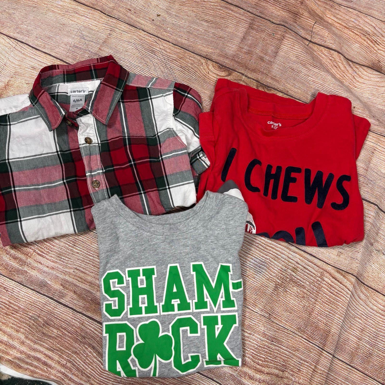 Other Carters Boys Size 6 Shirt Bundle Size US S / EU 44-46 / 1 - 1 Thumbnail